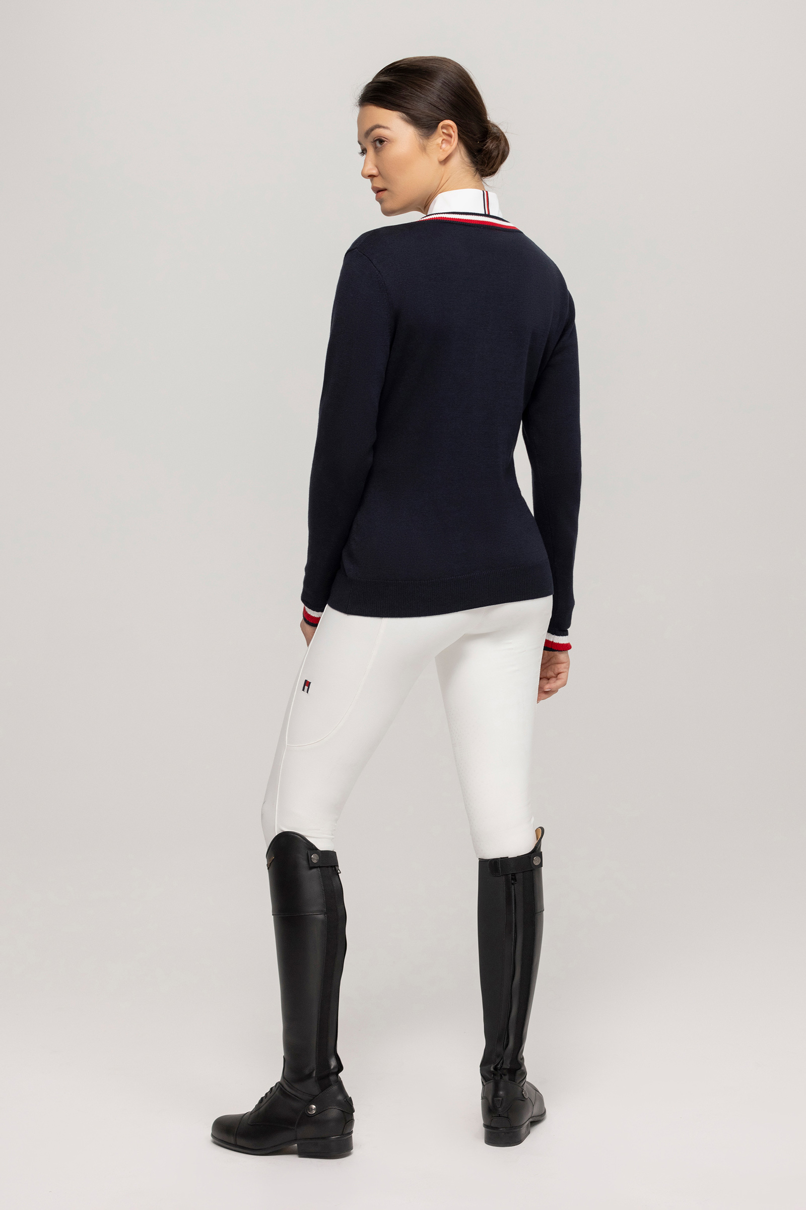 Tommy Hilfiger Equestrian Indiana naisten V-aukko neule