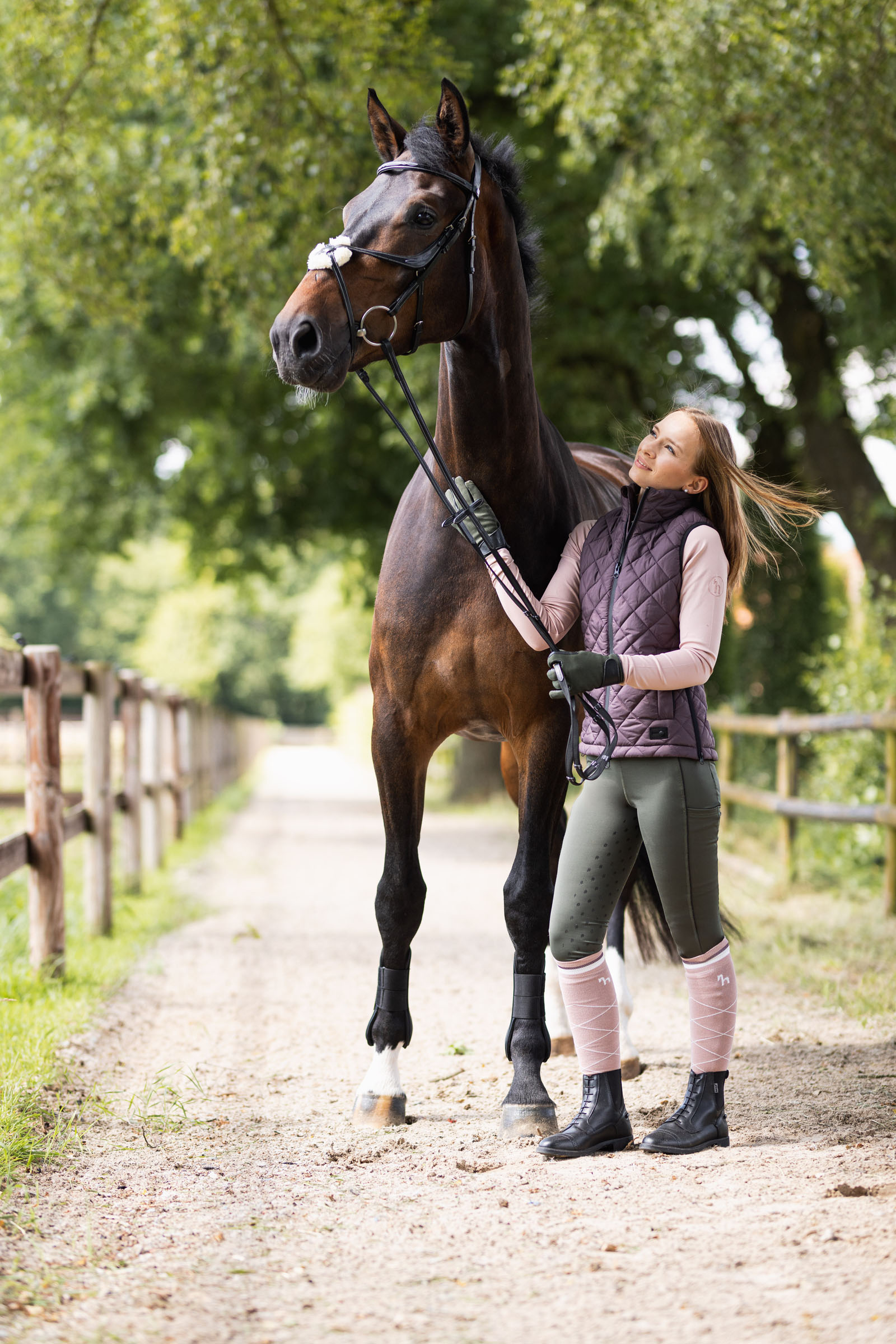 Horze Young Rider NAIA naisten ratsastustoppaliivi