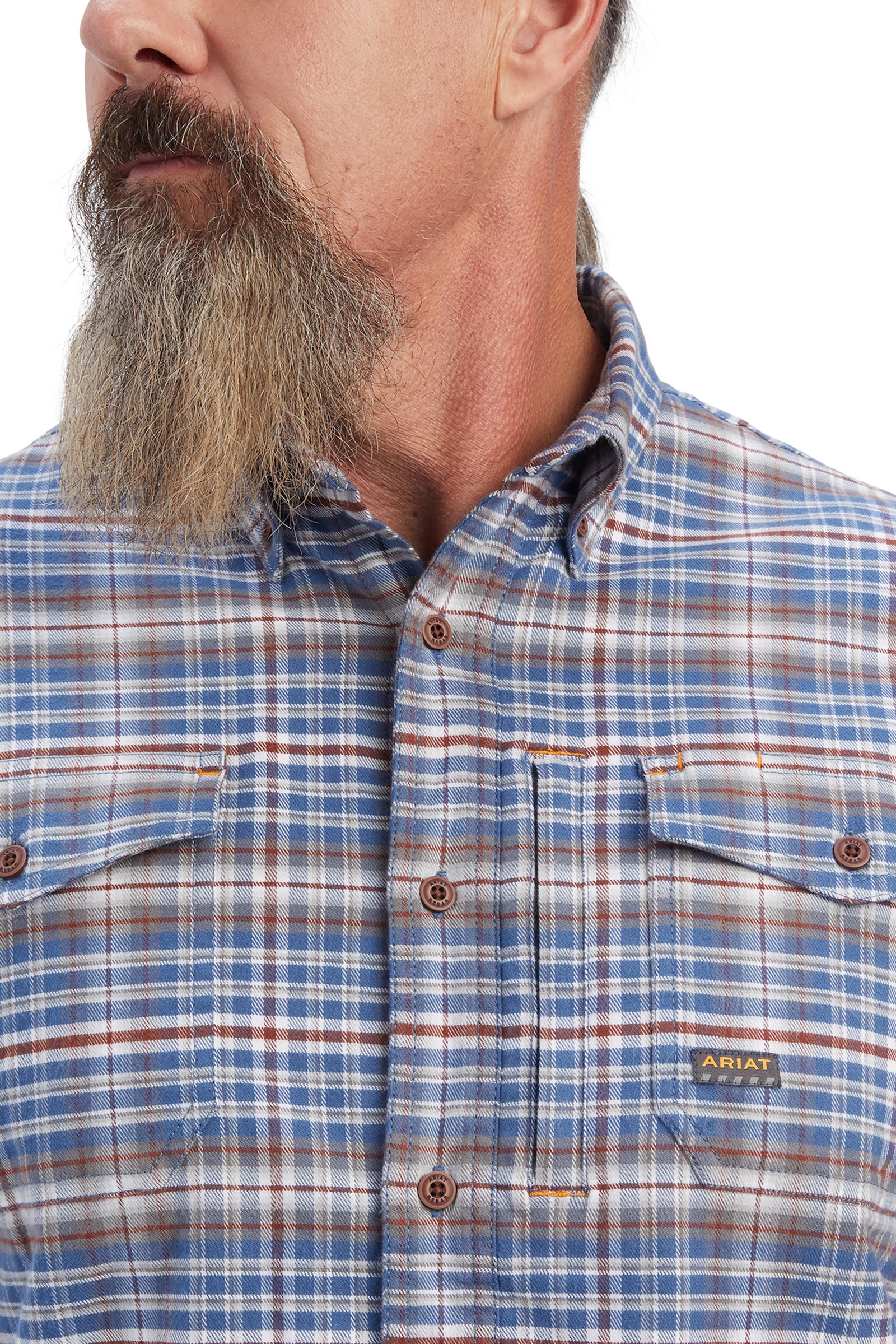 Ariat Rebar flanellinen DuraStretch työpaita