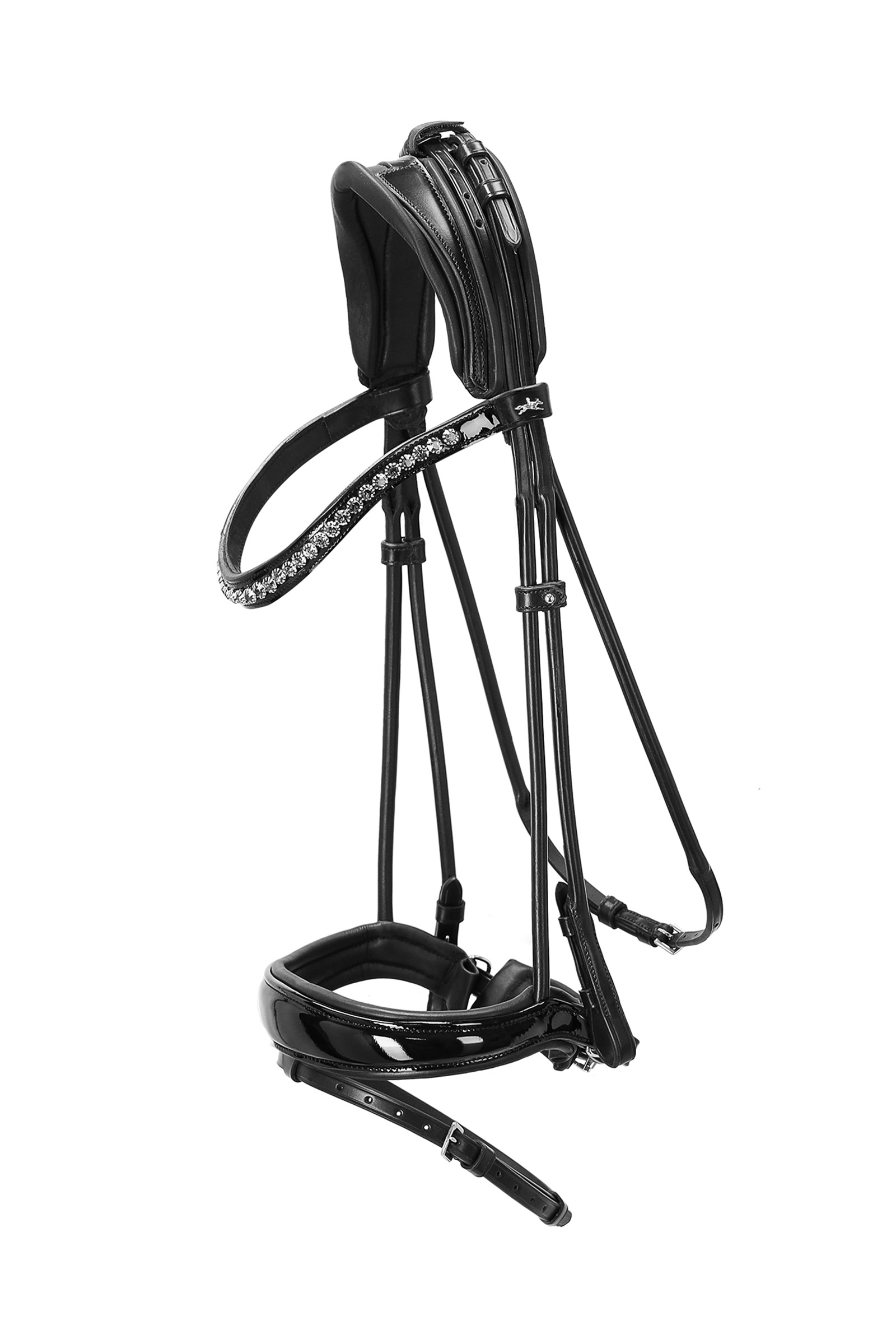 black/patent/silver Schockemöhle Sports Westminster Bridle