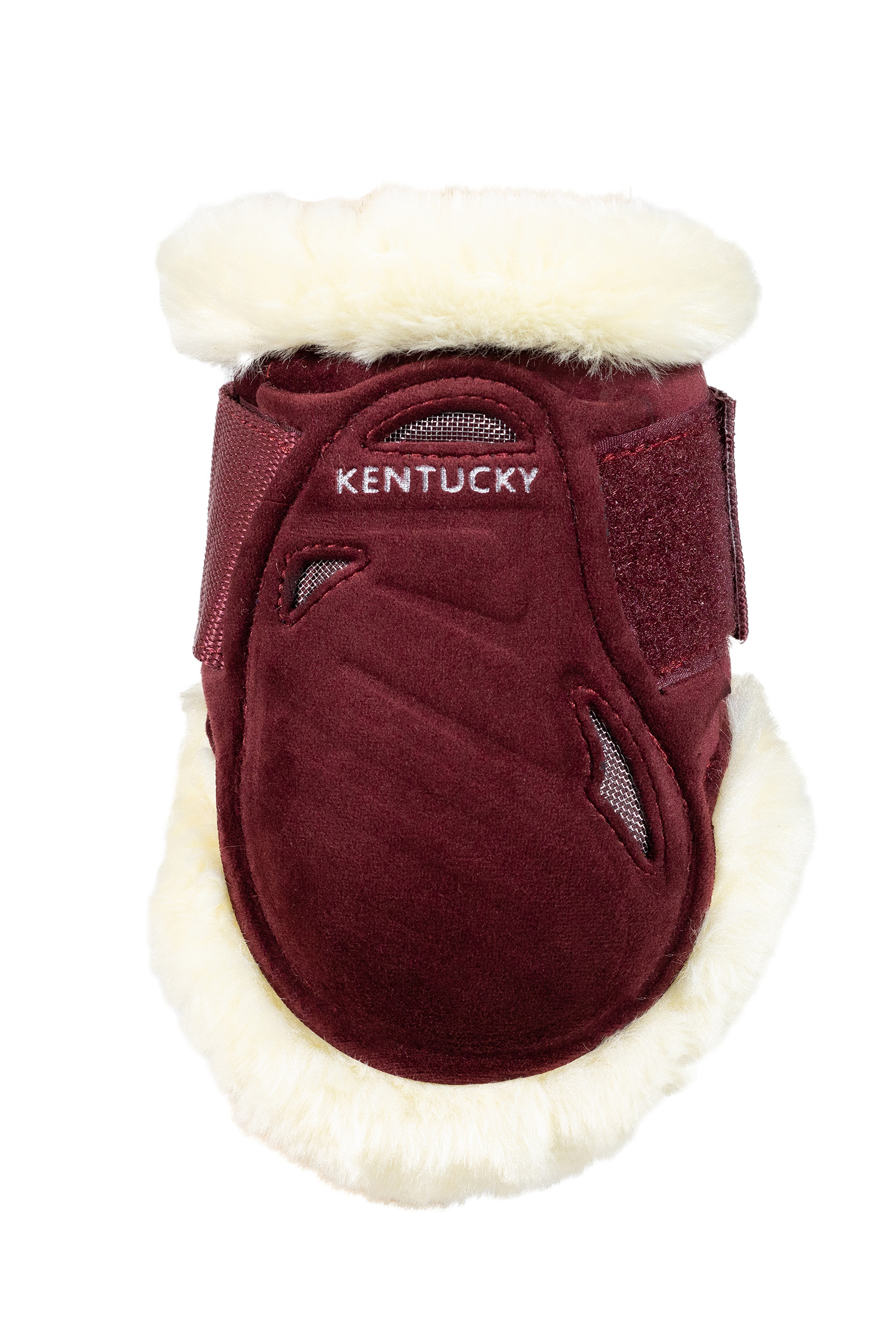 bordeaux Kentucky Horsewear Vegaani lampaannahkainen Young Horse Fetlock Boots Velvet