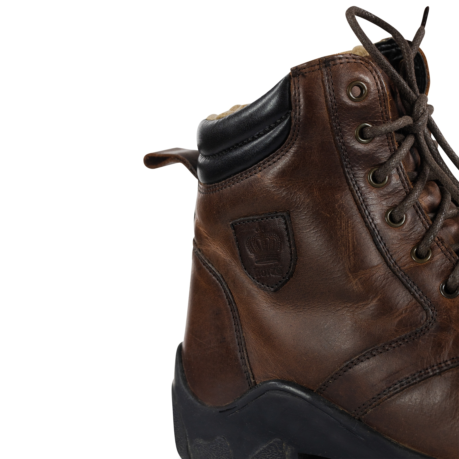 Naisten Horze Chamonix -nahkajodhpurit talvik&auml;ytt&ouml;&ouml;n