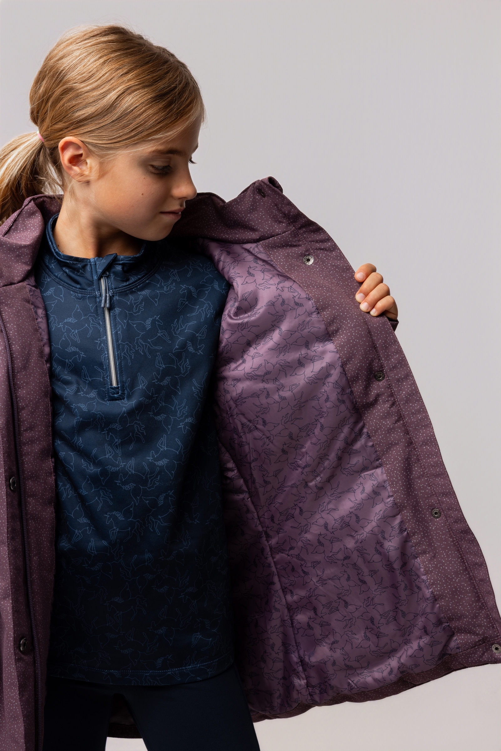 Horze Jessie JR Lasten talvitakki