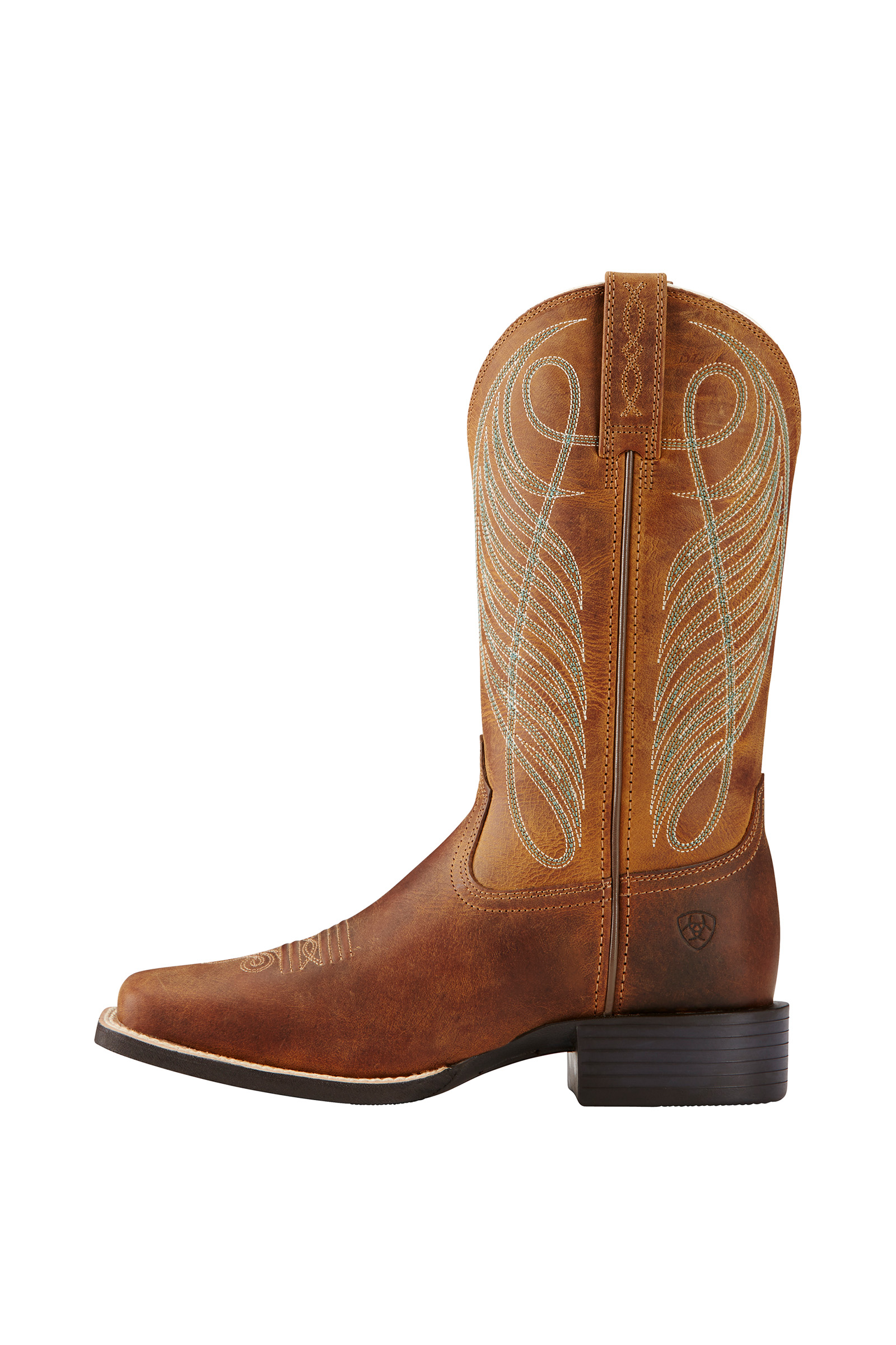 Ariat Round Up Wide Square Toe naisten western-saappaat