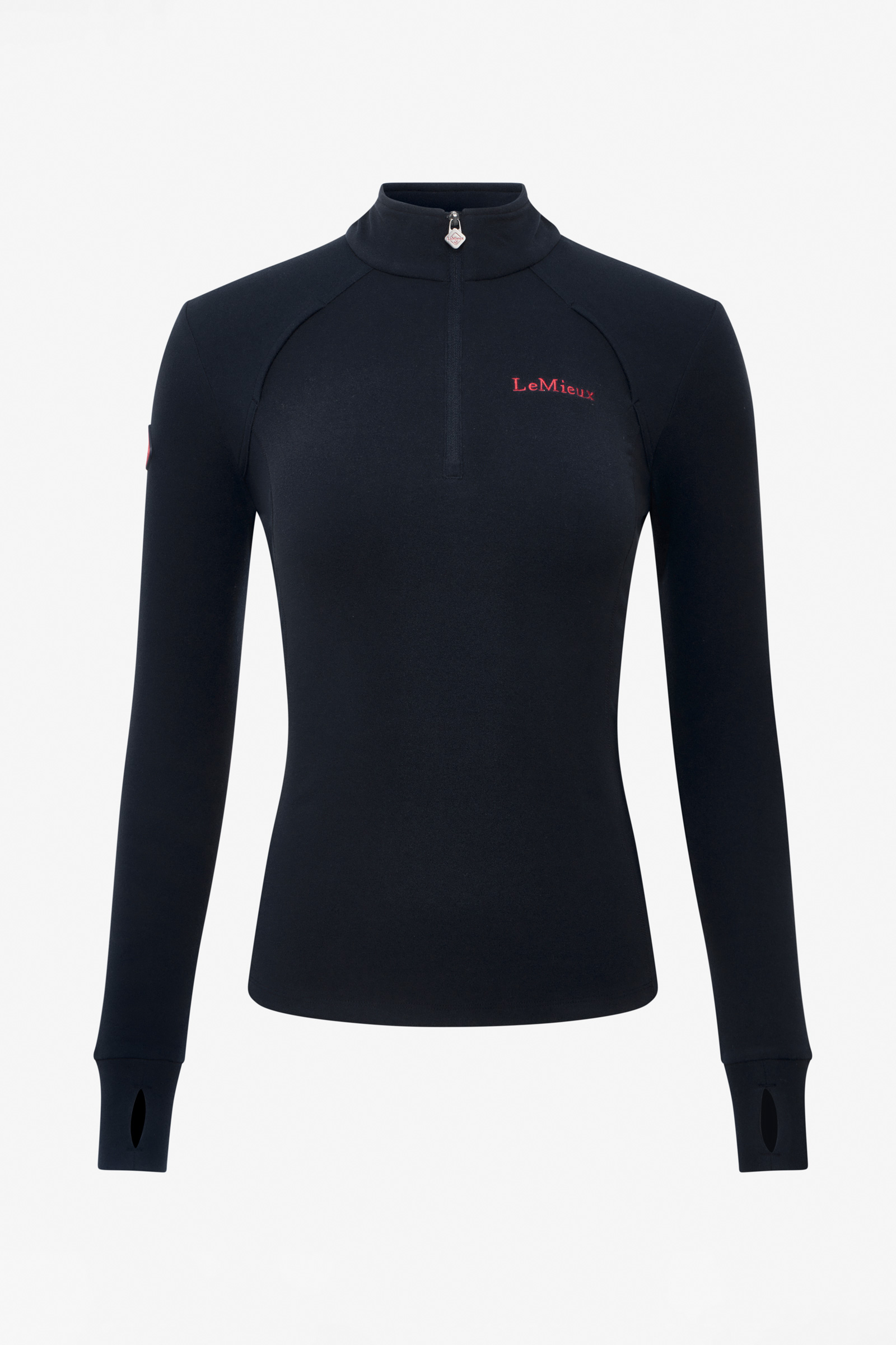 Navy LeMieux Frances naisten fleece, jossa nelj&auml;nnesvetoketju