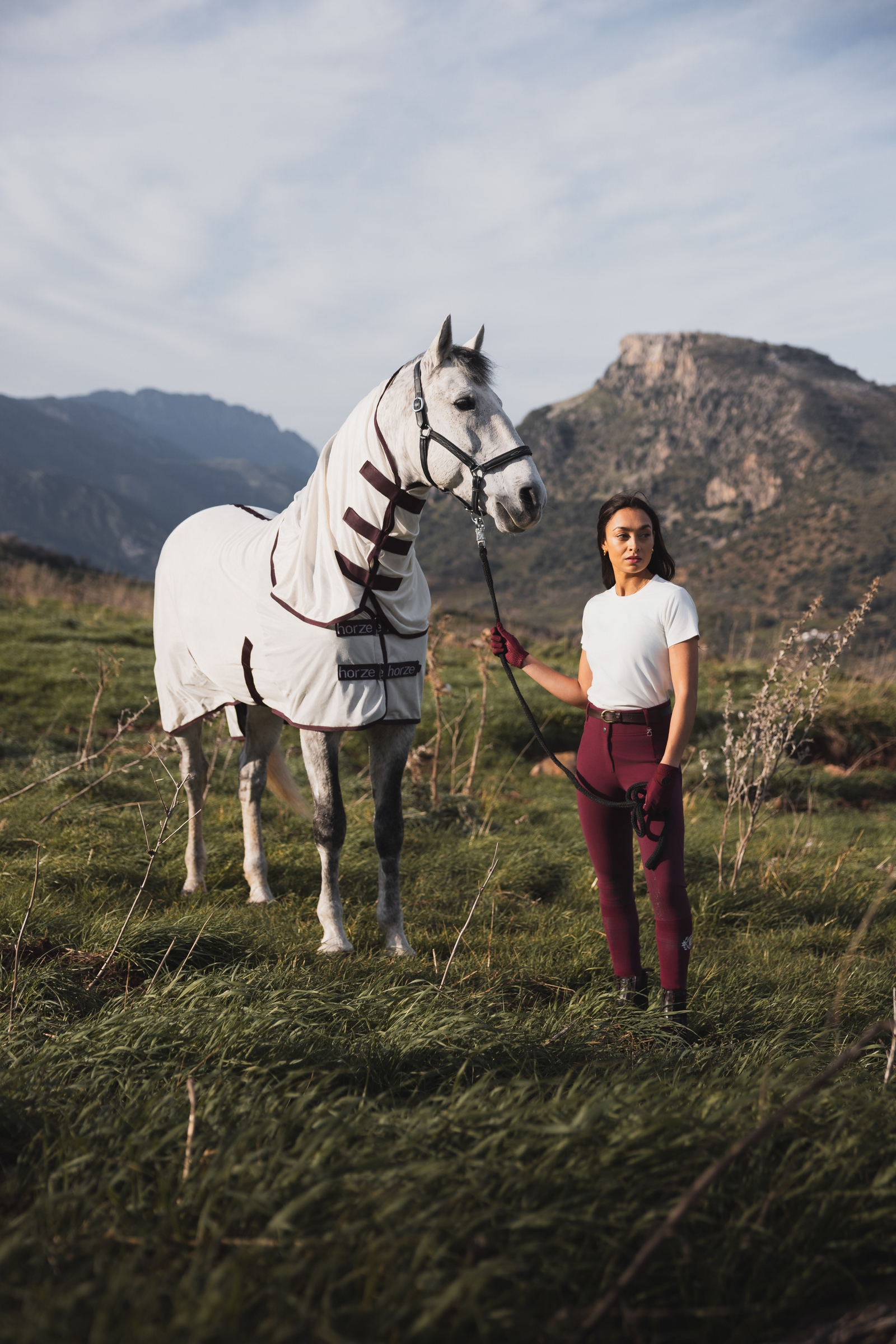 Horze Paso Fino hyönteisloimi irrotettavalla kaulakappaleella ja UV-suojalla