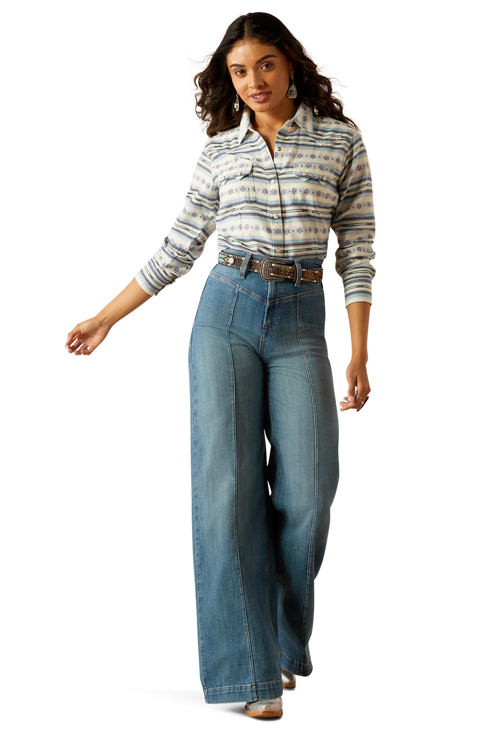 Ariat Seaside Serape naisten paita neppareilla