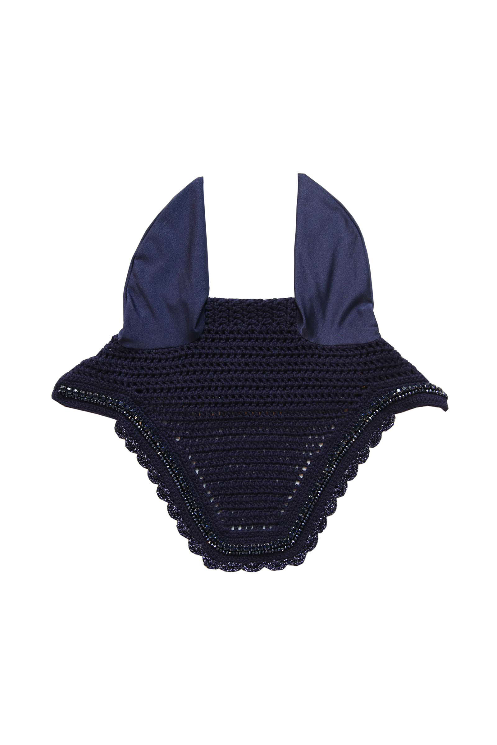 DB/AB Kentucky Horsewear Wellington äänetön korvahuppu timanteilla ja helmillä