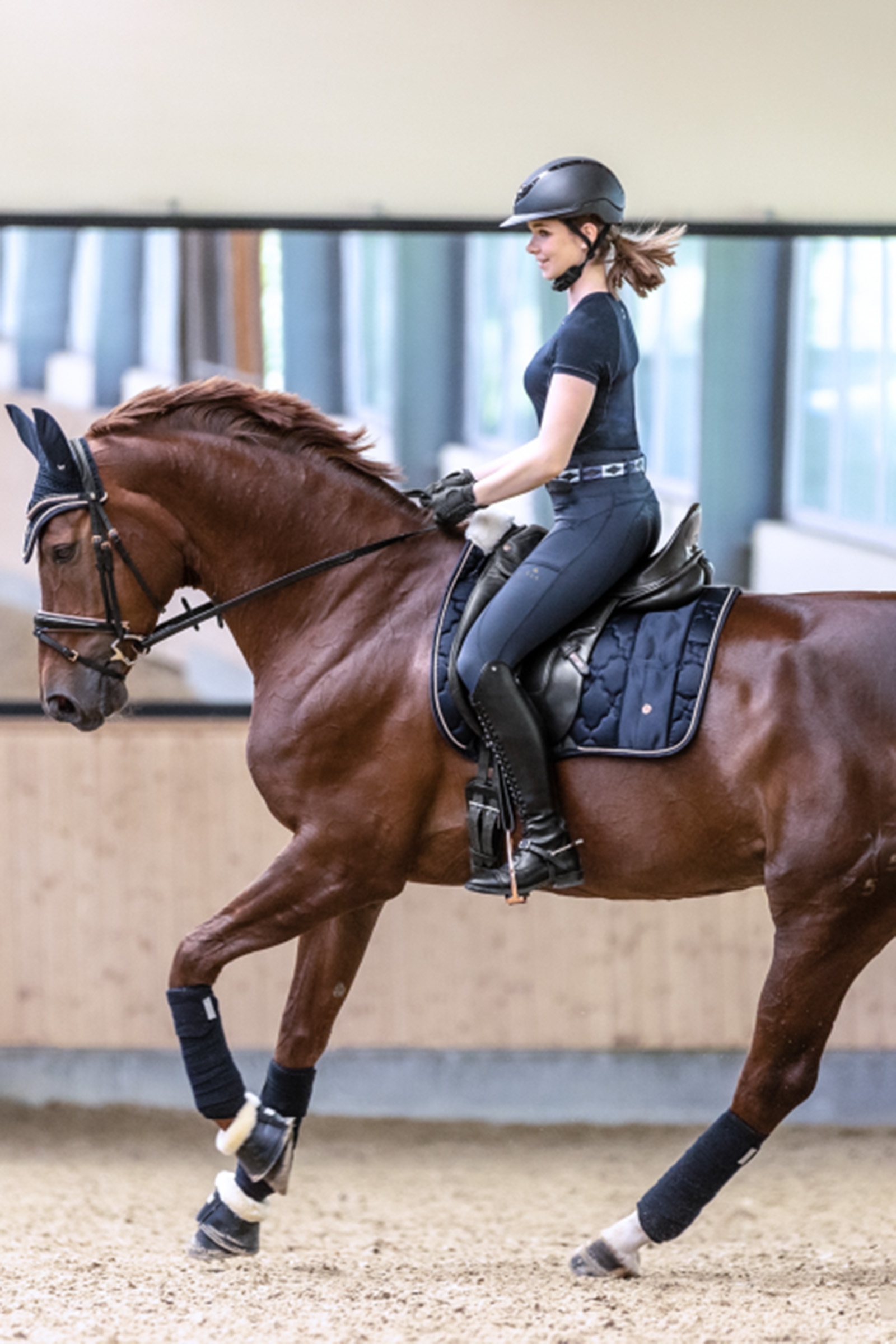 Waldhausen Modern Ros&eacute; Dressage Saddle Pad