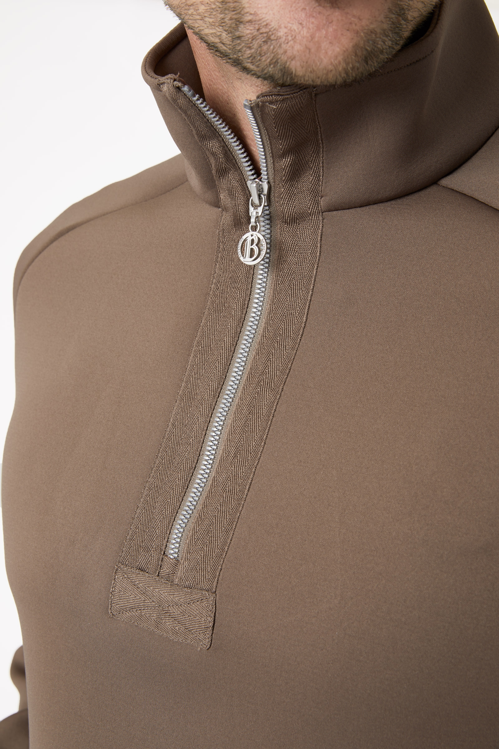 B Vertigo Nicolas miesten toiminnallinen treenipaita vetoketjullisilla taskuilla