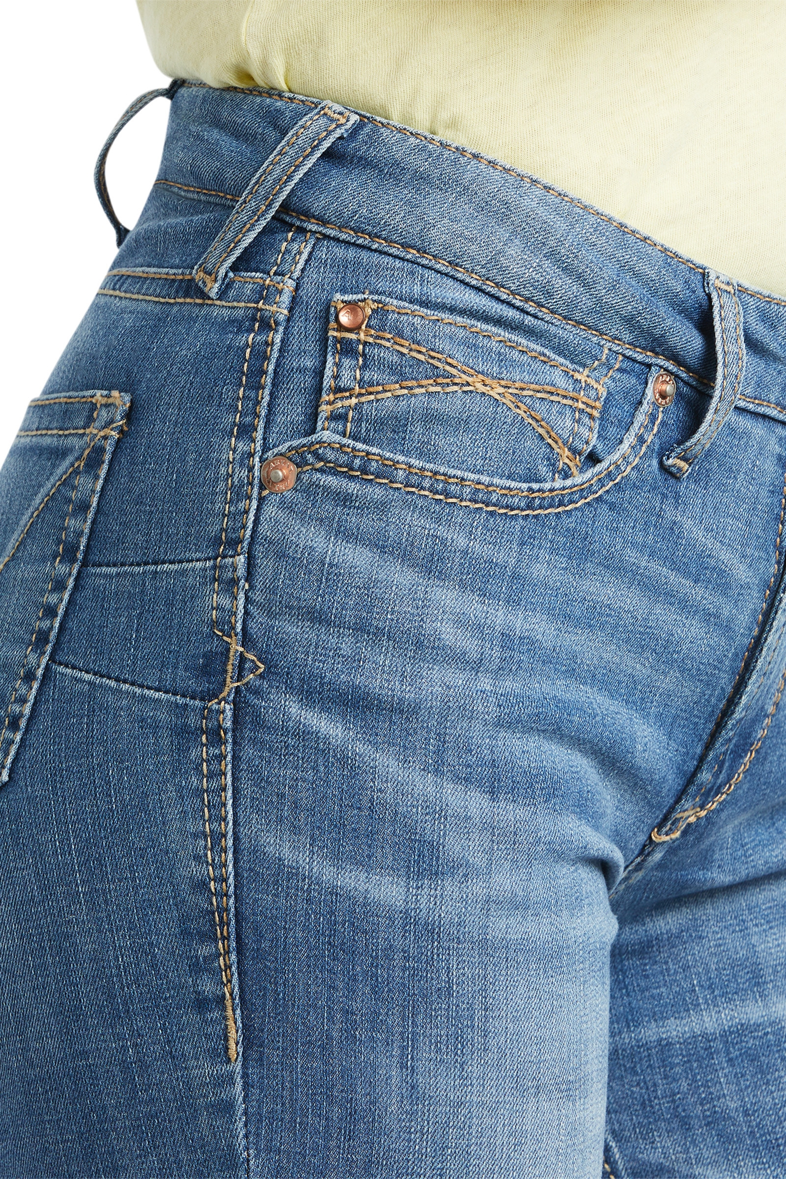 Ariat Women's R.E.A.L High Rise Daniela Boot Cut Farkut