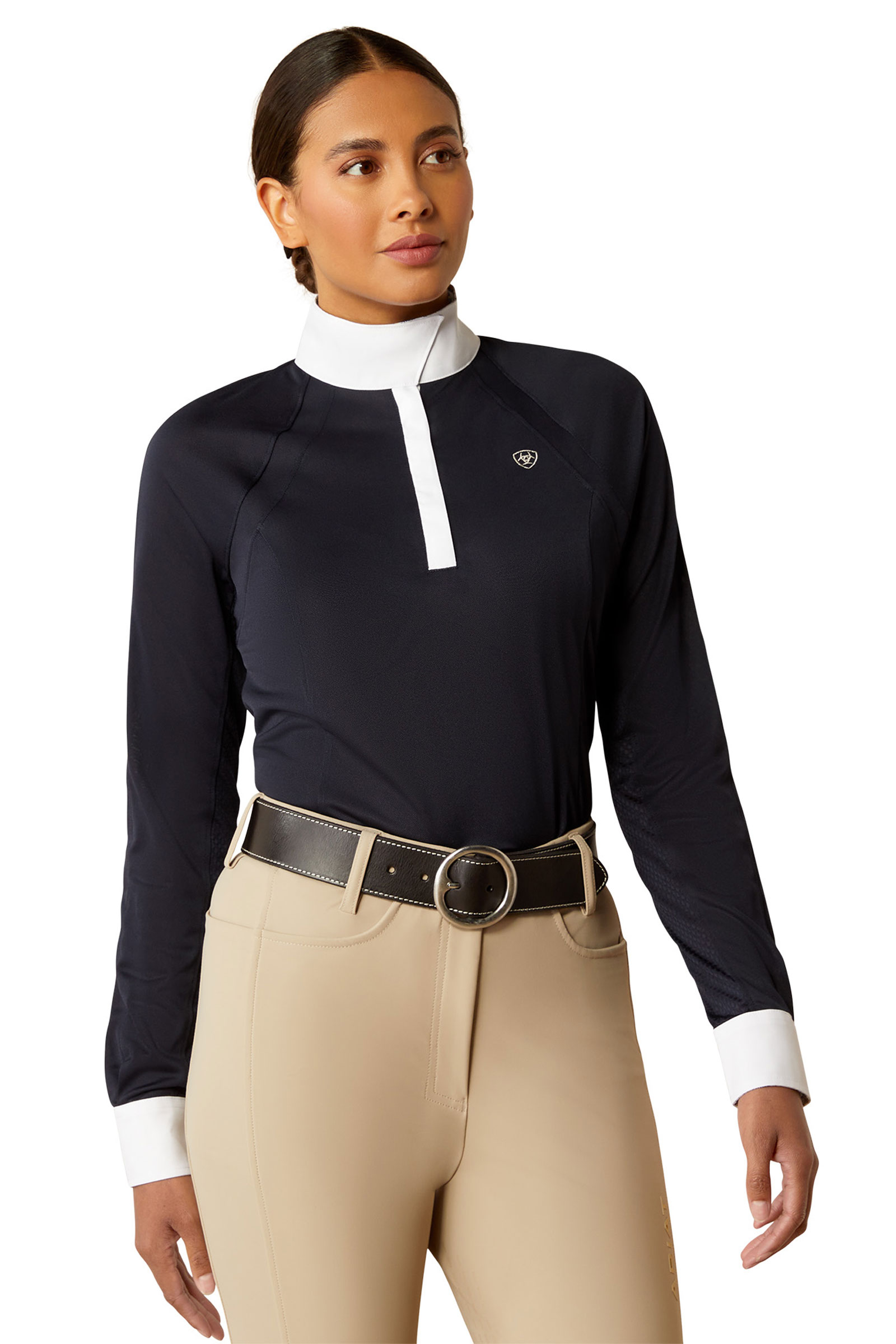 Navy Ariat Sunstopper 3.0 Pro naisten kilpailupaita