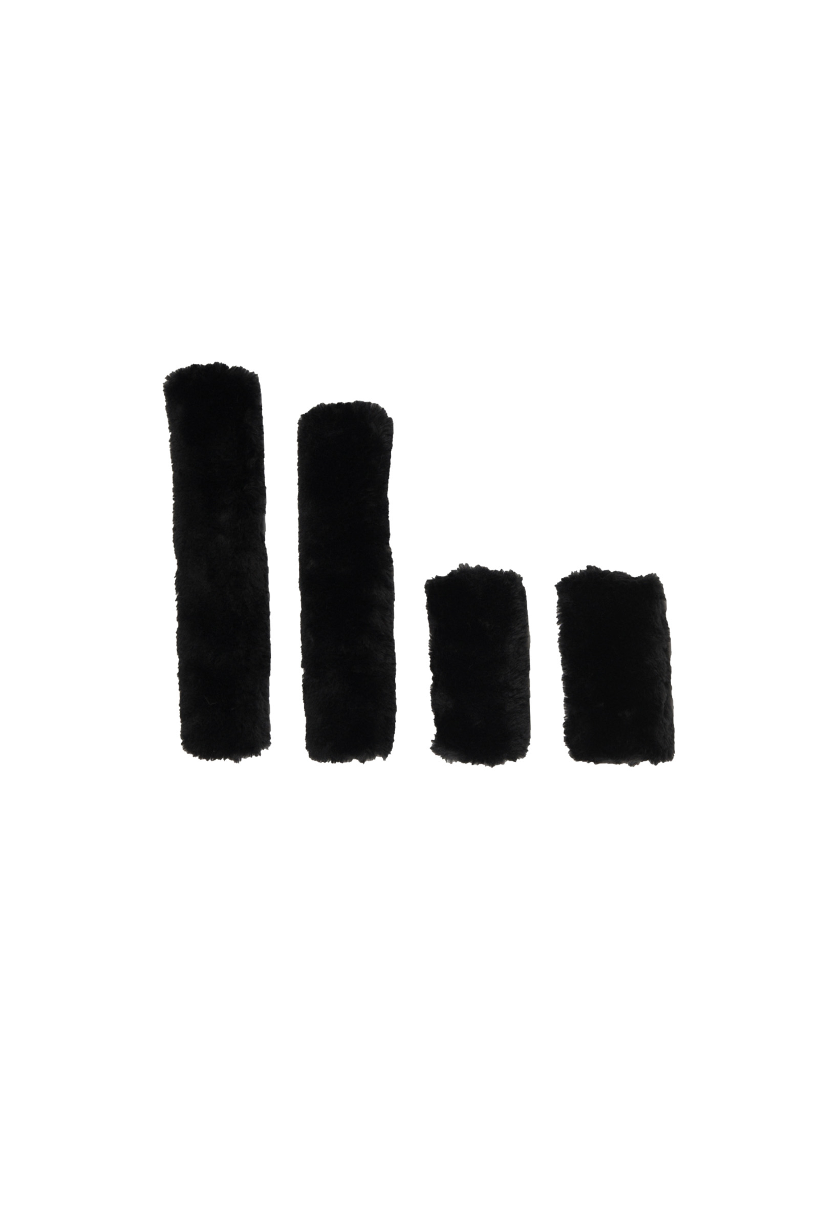 Kentucky Horsewear riimun pehmustesetti lampaankarvasta, 4-osainen