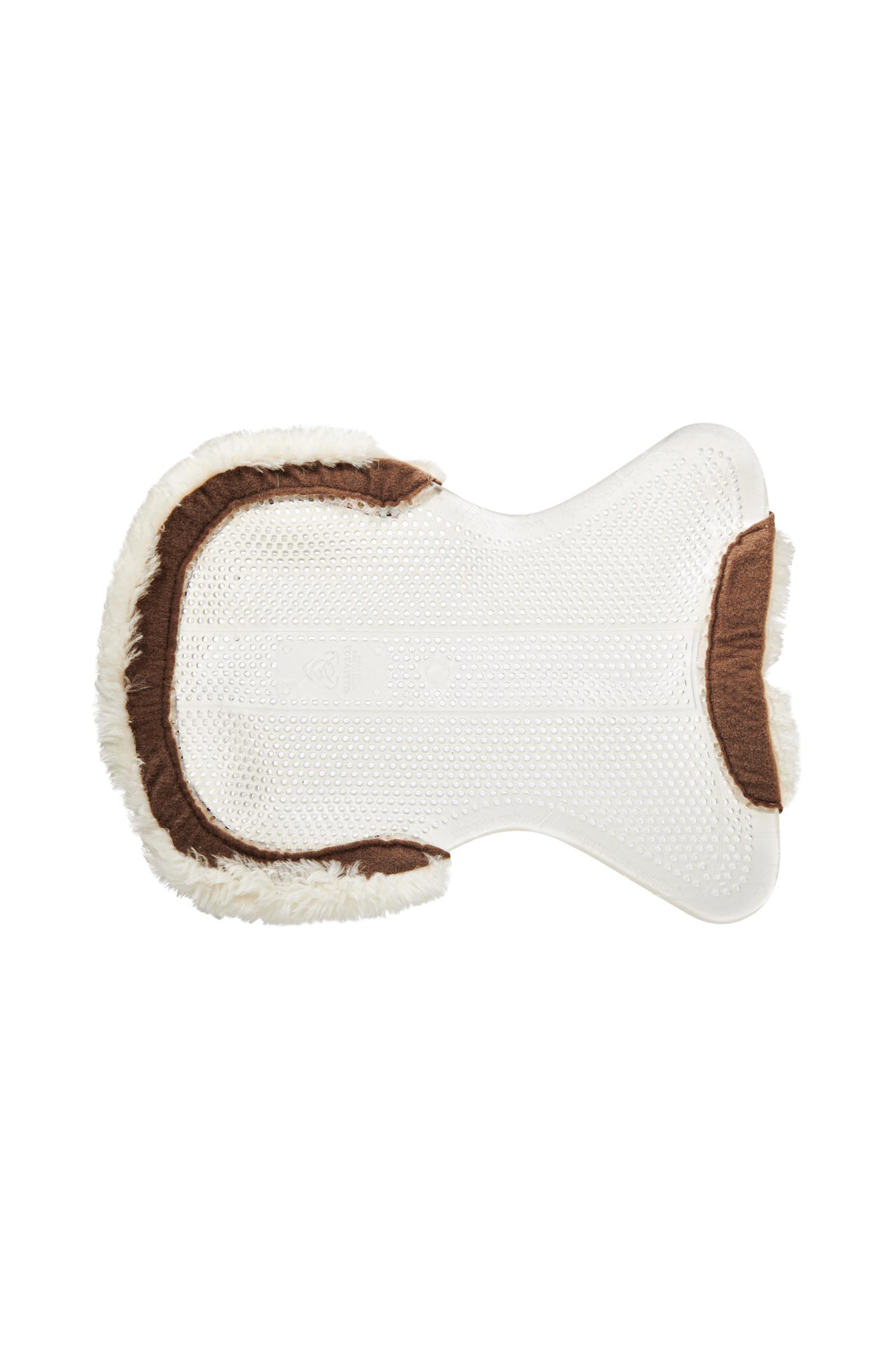 Acavallo Pony liukumaton Classic geelipehmuste lampaanvillalla, tasainen