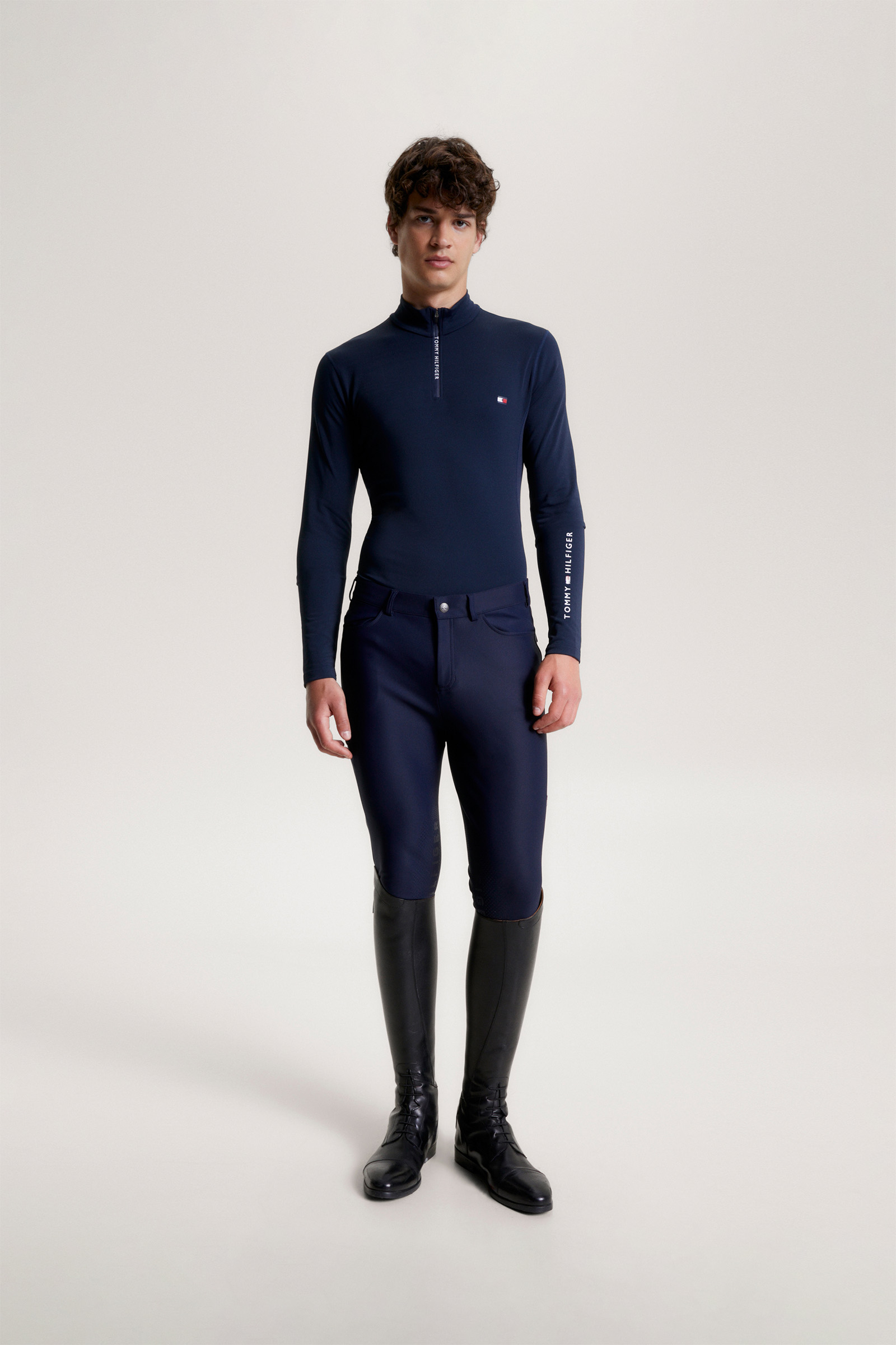 Tommy Hilfiger Equestrian 1/4 vetoketjullinen miesten lämpöpaita