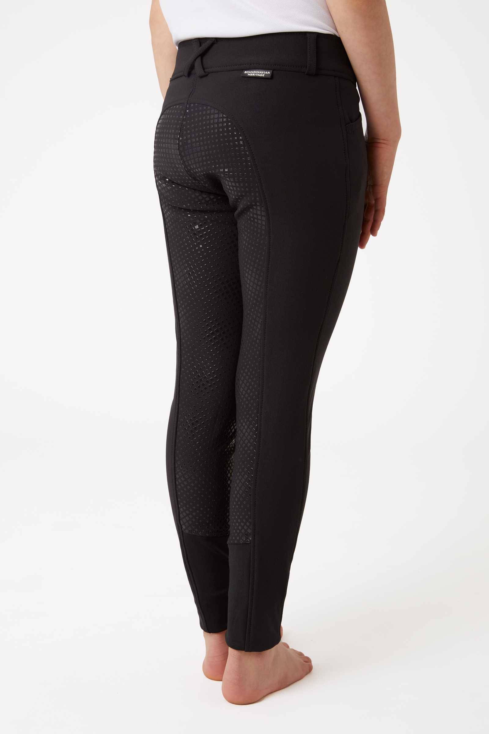 Horze Grand Prix lasten kokopaikkaiset ratsastushousut silikonigripill&auml;, UPF 50+