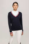 Tommy Hilfiger Equestrian Indiana naisten V-aukko neule