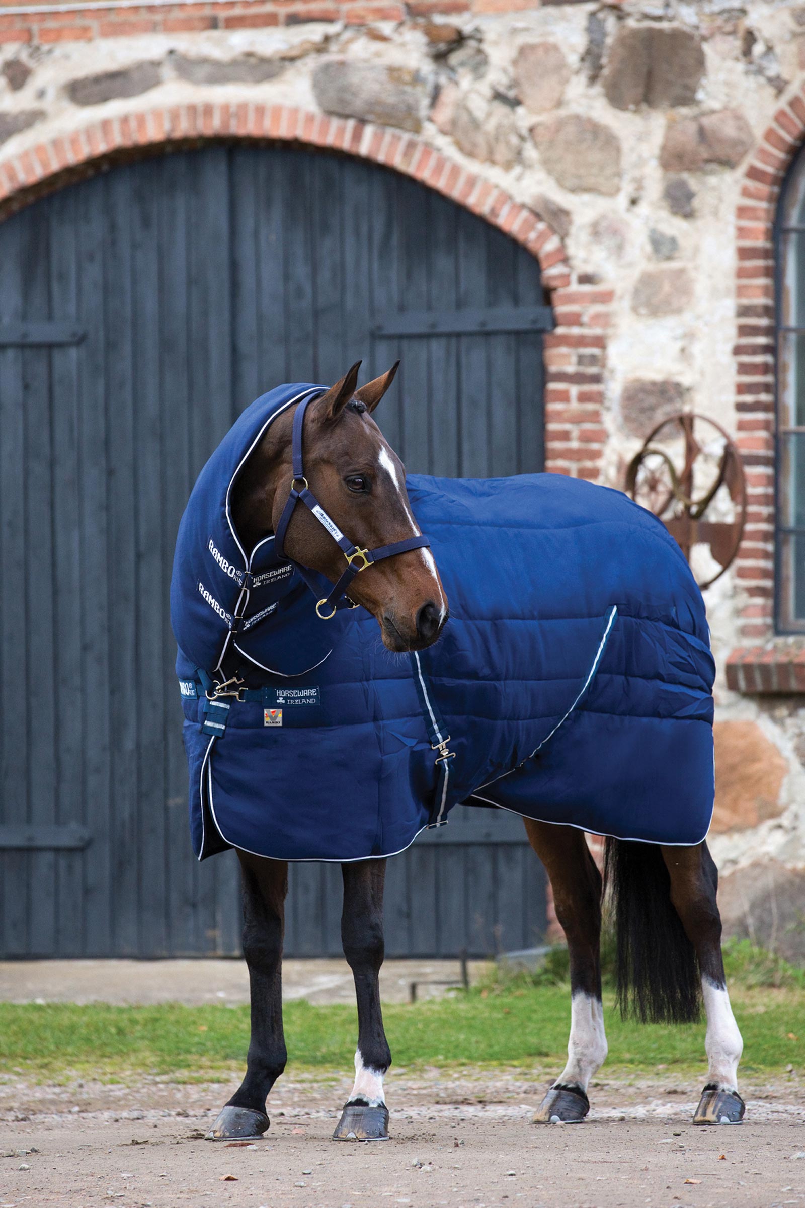 Horseware Rambo Plus Vari-Layer talliloimi irrotettavalla kaulaosalla, 450 g