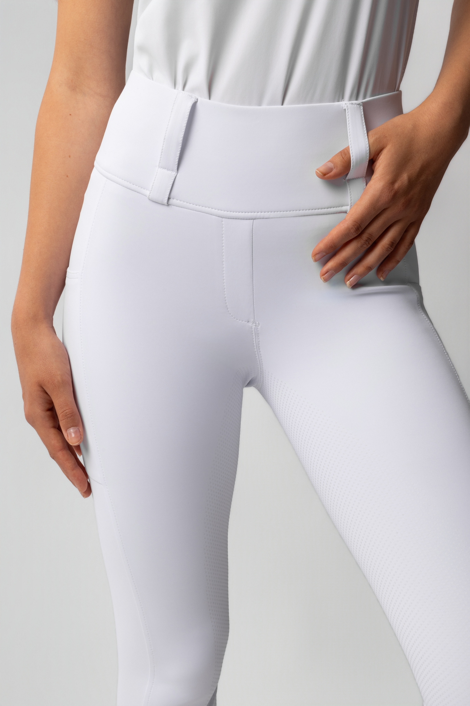 Horze Anya naisten kokopaikkaiset ratsastusleggingsit silikonigripill&auml; UPF 50+