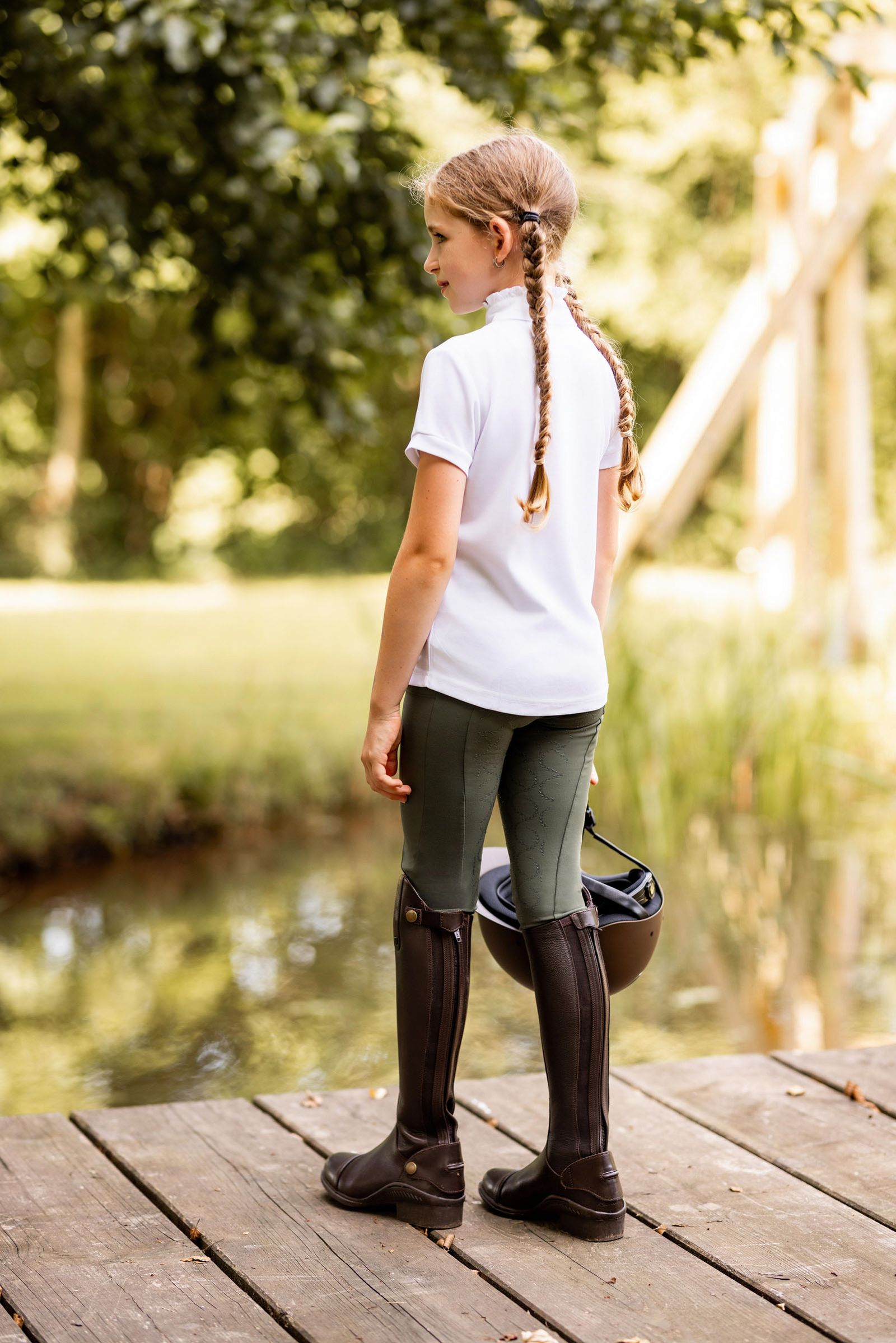 Horze Gillian lasten kokopaikkaiset kompressioleggingsit