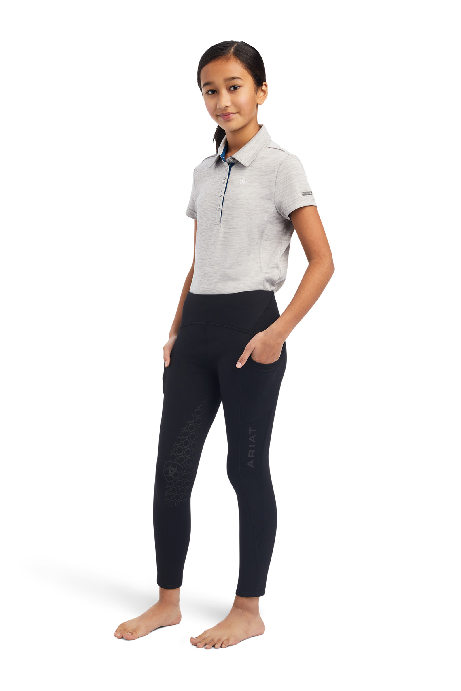 Ariat Venture Thermal Lasten l&auml;mpim&auml;t ratsastusleggingsit puoligripill&auml;