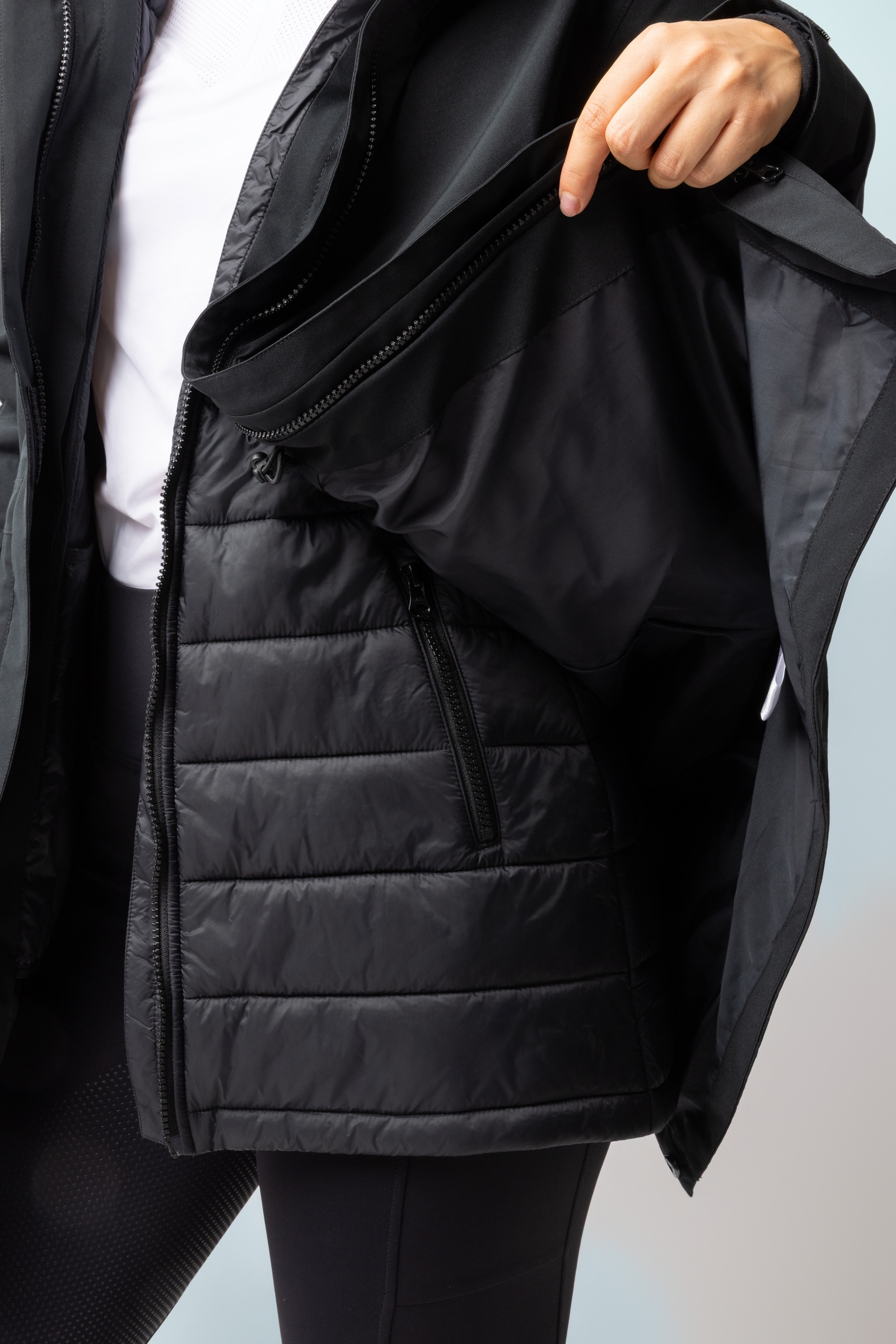 Horze Isabella naisten 3-in-1 topattu parkatakki