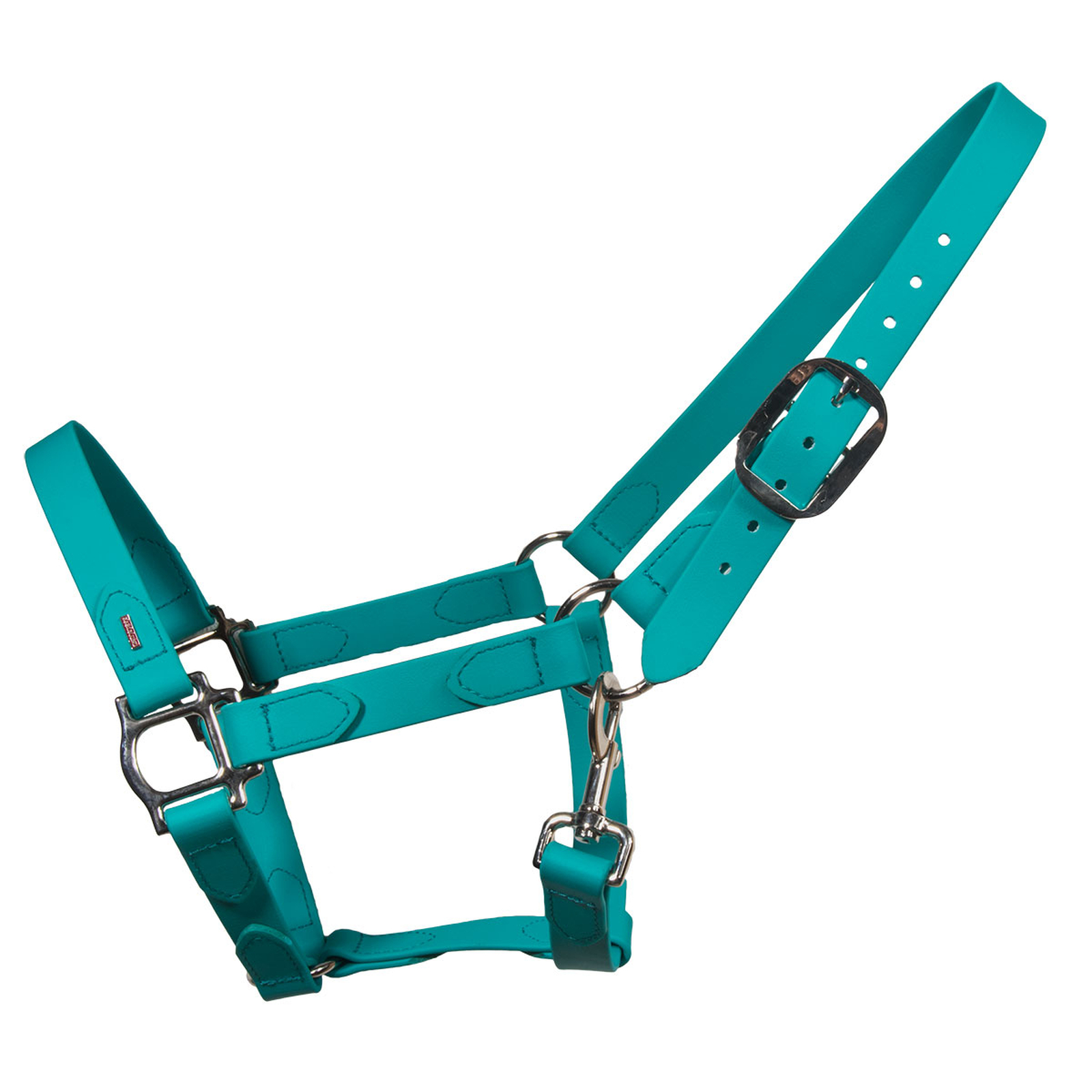 Turquoise Blue/Chrome SuperStrap riimu, musta, kromi