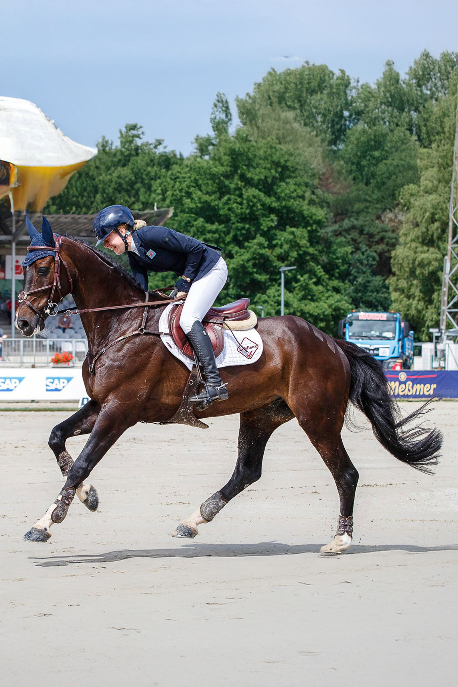 LeMieux CC Puuvillainen yleissatulahuopa