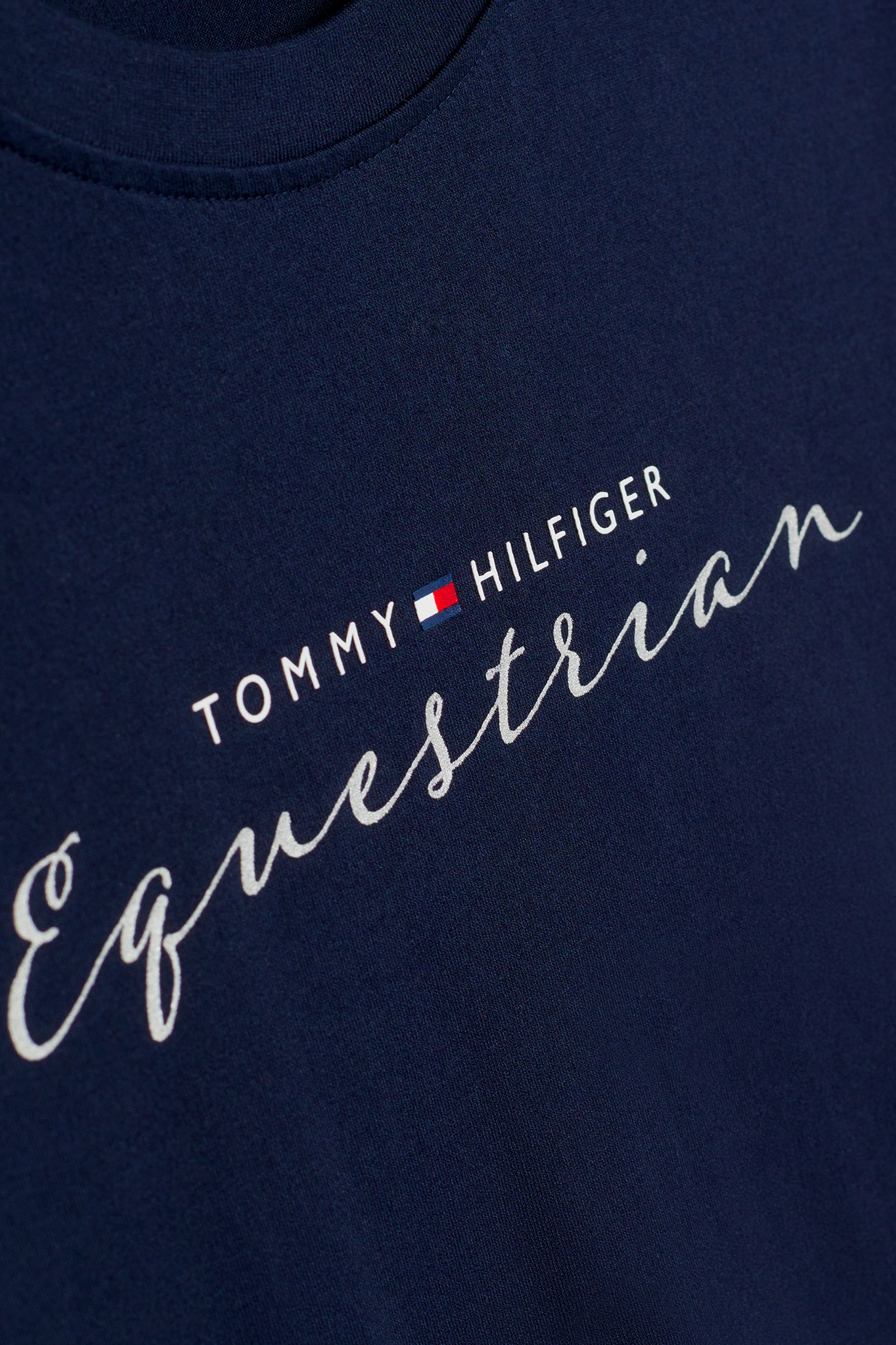 Tommy Hilfiger Equestrian Brooklyn -t-paita, jossa lyhyet hihat ja kuvio