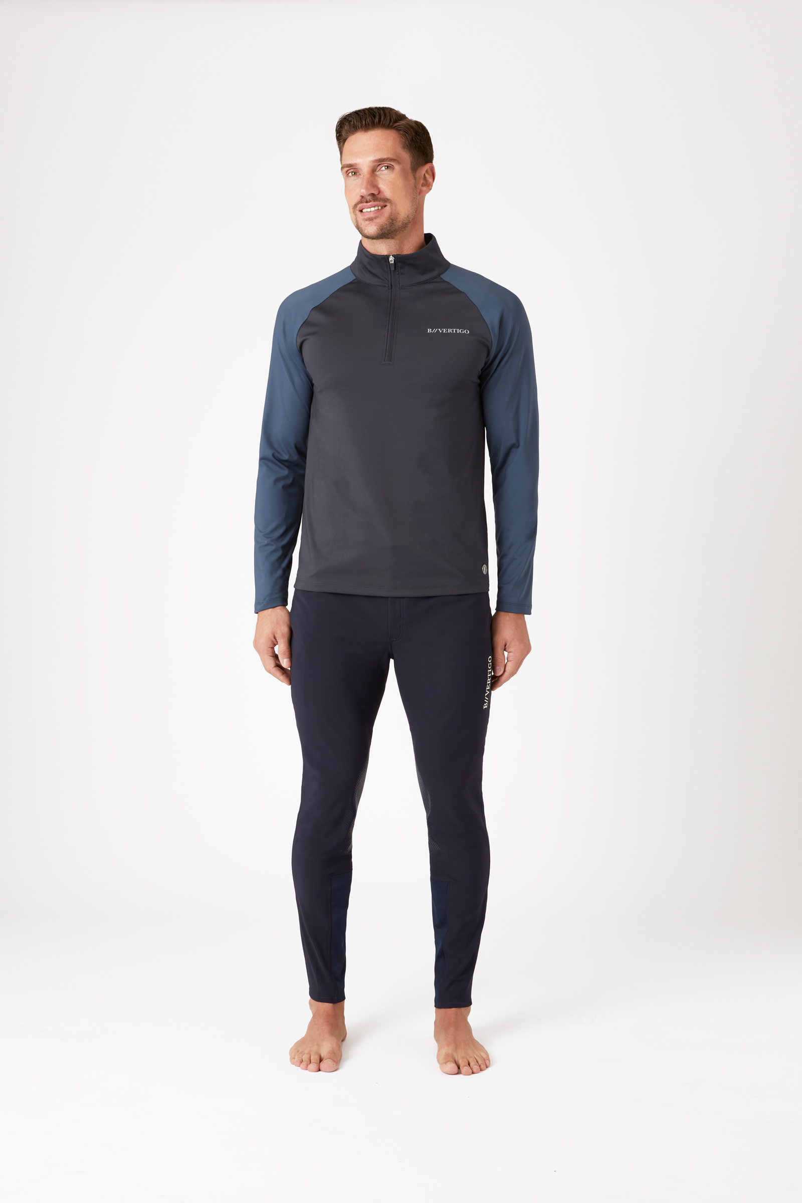 B Vertigo Edmund miesten treenipaita vetoketjulla