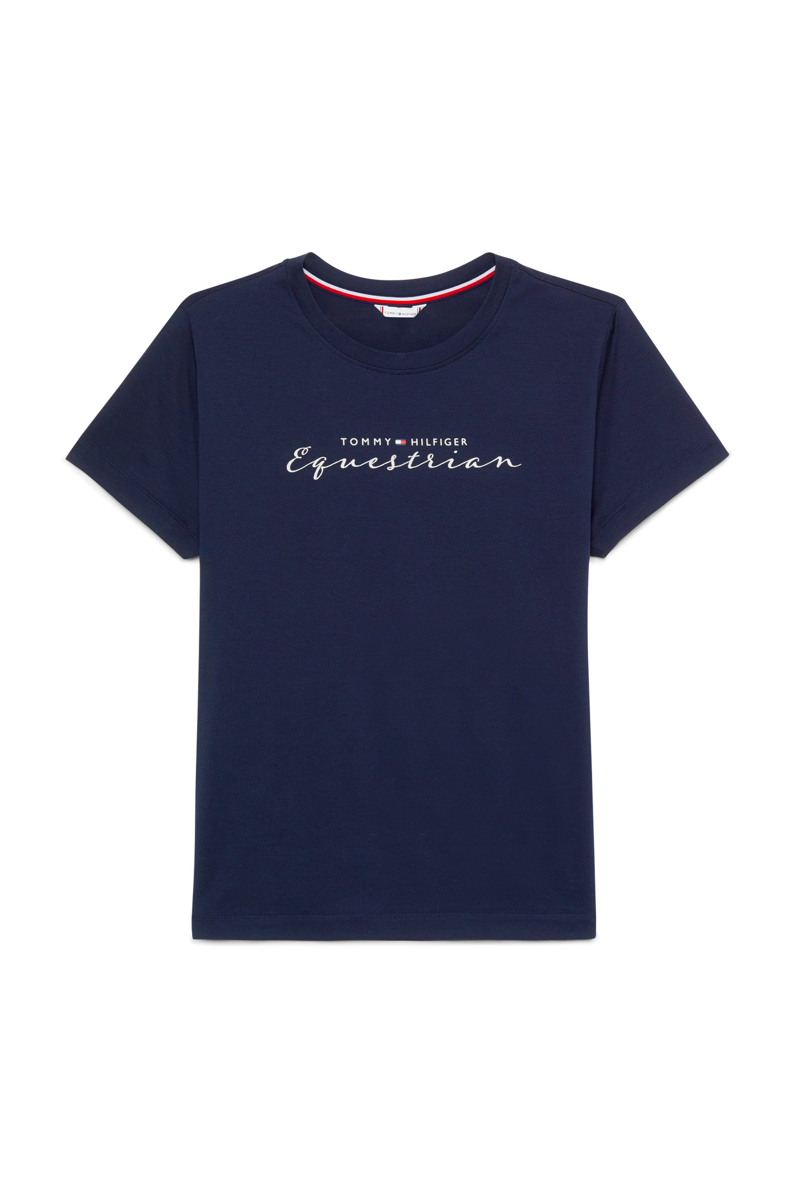 Tommy Hilfiger Equestrian Brooklyn -t-paita, jossa lyhyet hihat ja kuvio