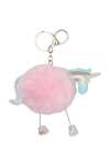 Equipage Unicorn Pompom Keychain