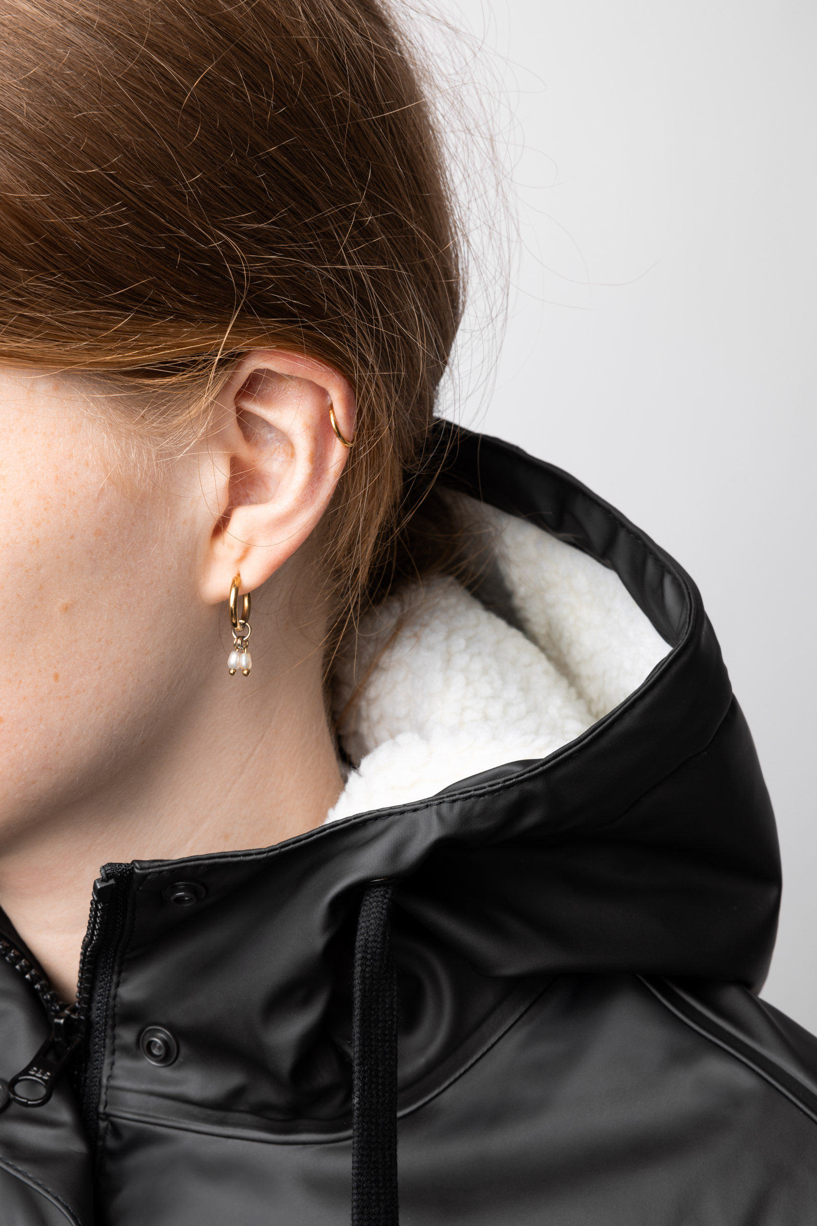 Horze Billie naisten PU-sadetakki fleecell&auml;