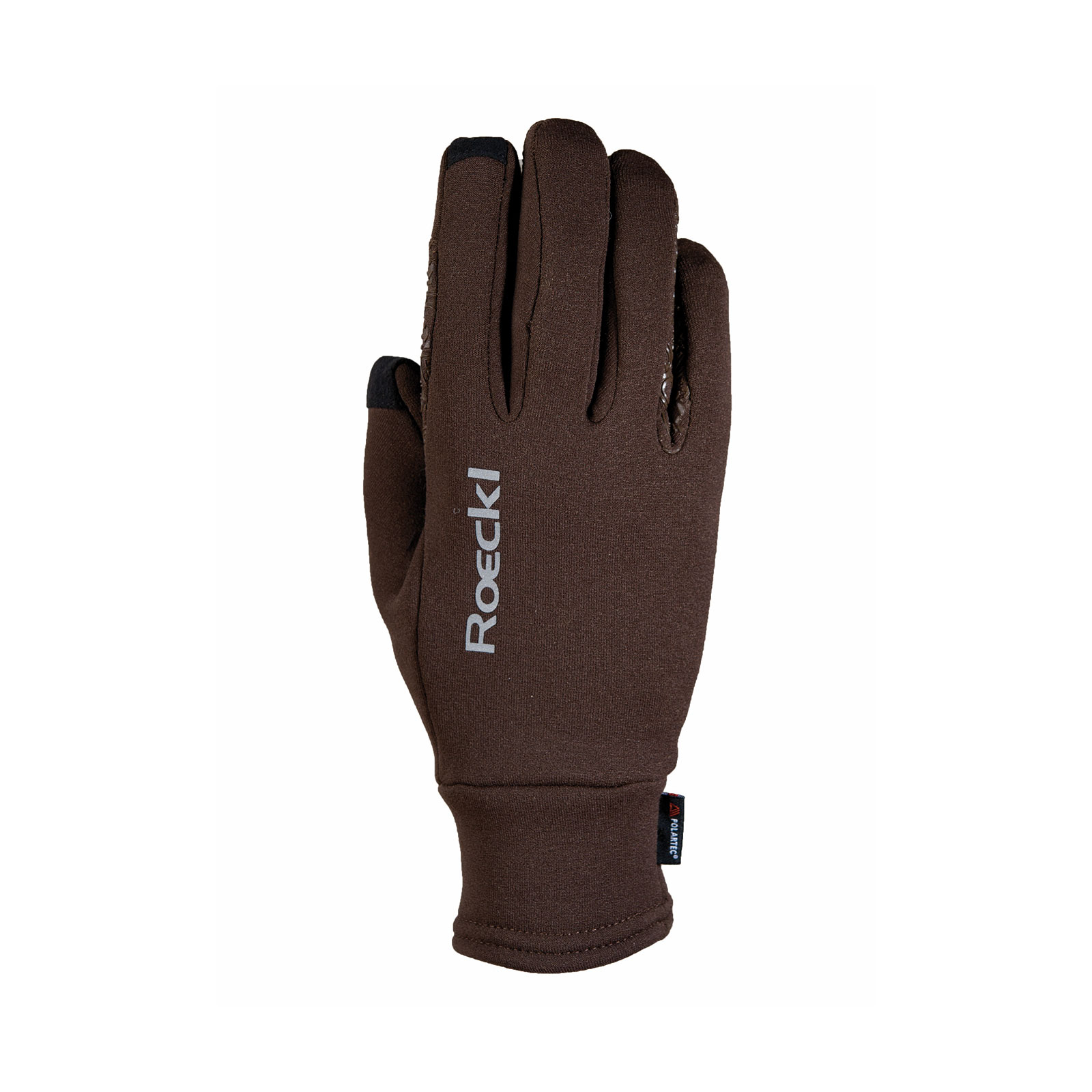 Dark Brown Roecl Weldon Polartec Power Stretch kosketusnäyttökäsineet