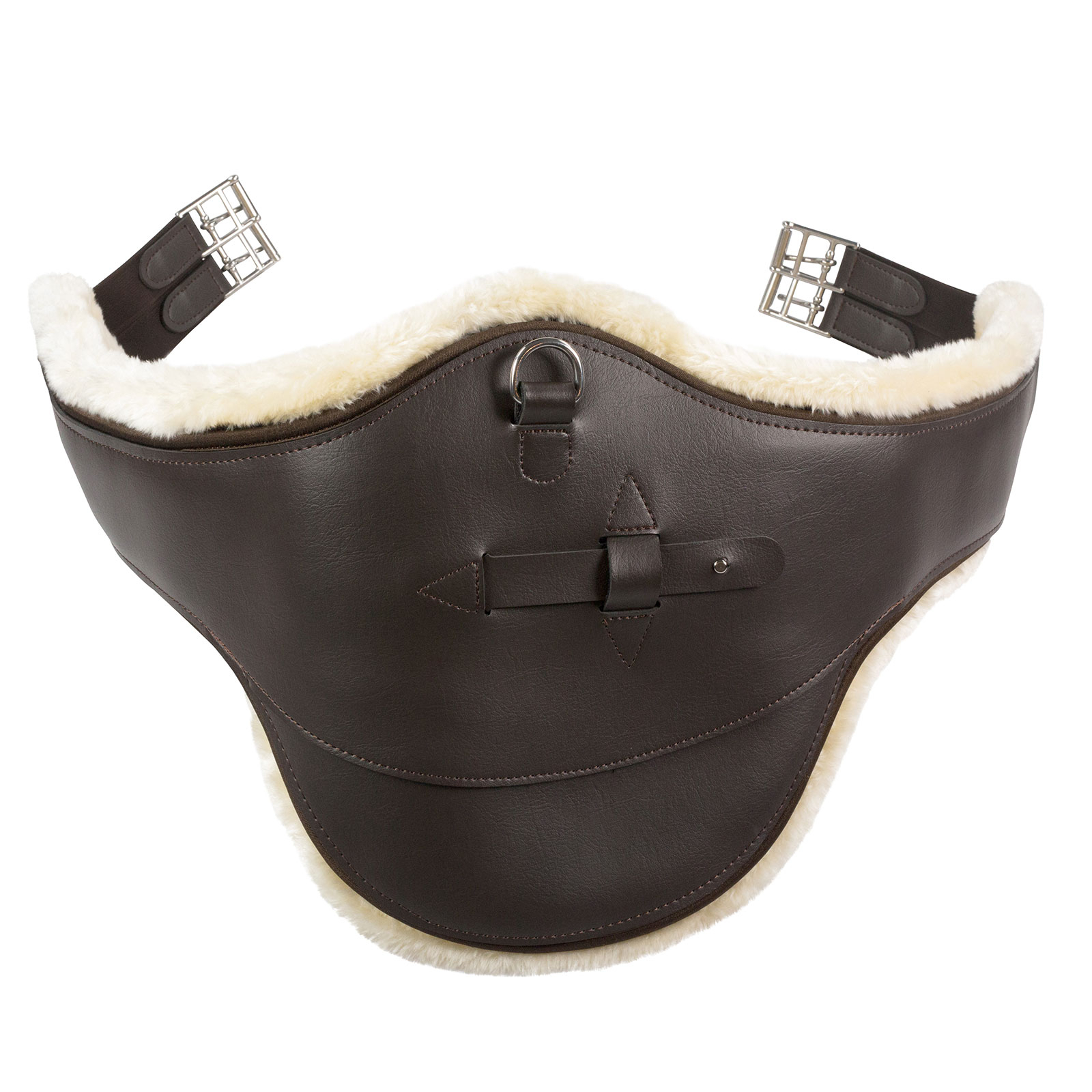 Tummanruskea Horze Atlanta satulavy&ouml; mahapanssarilla