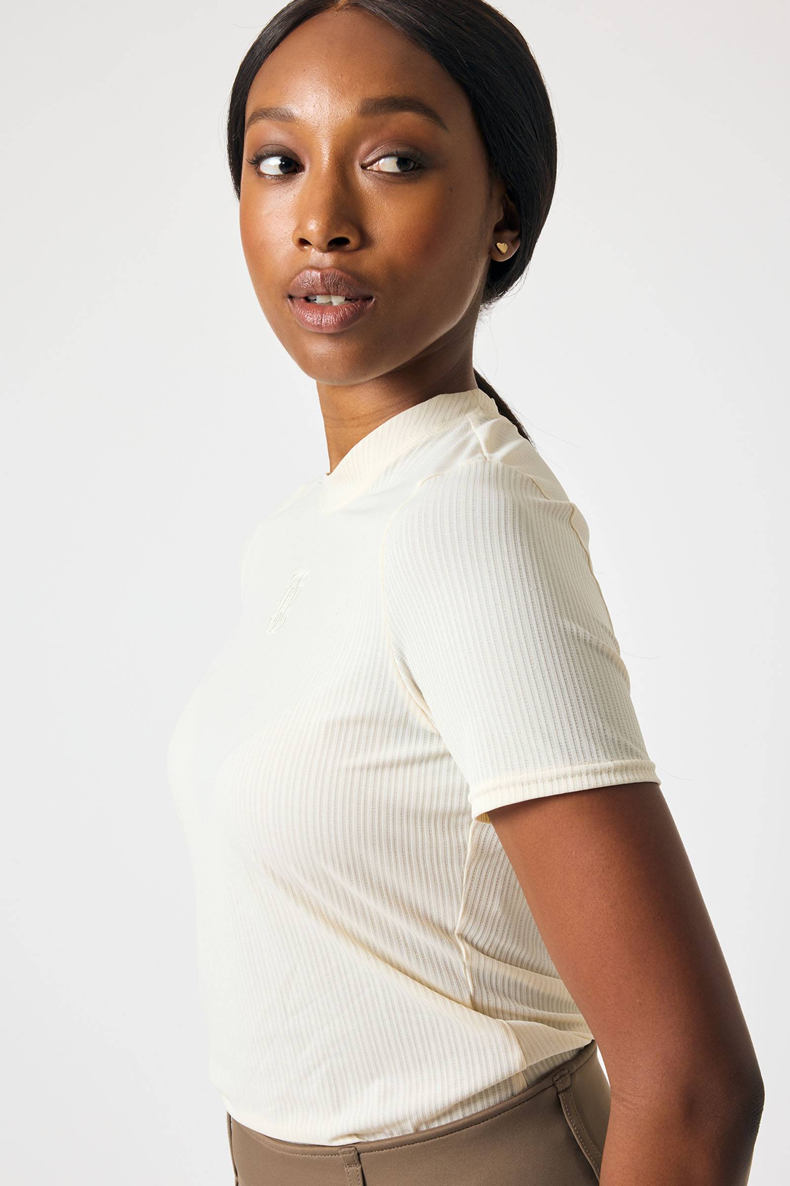 PS of Sweden Courtney S/S Raidallinen Mesh Paita