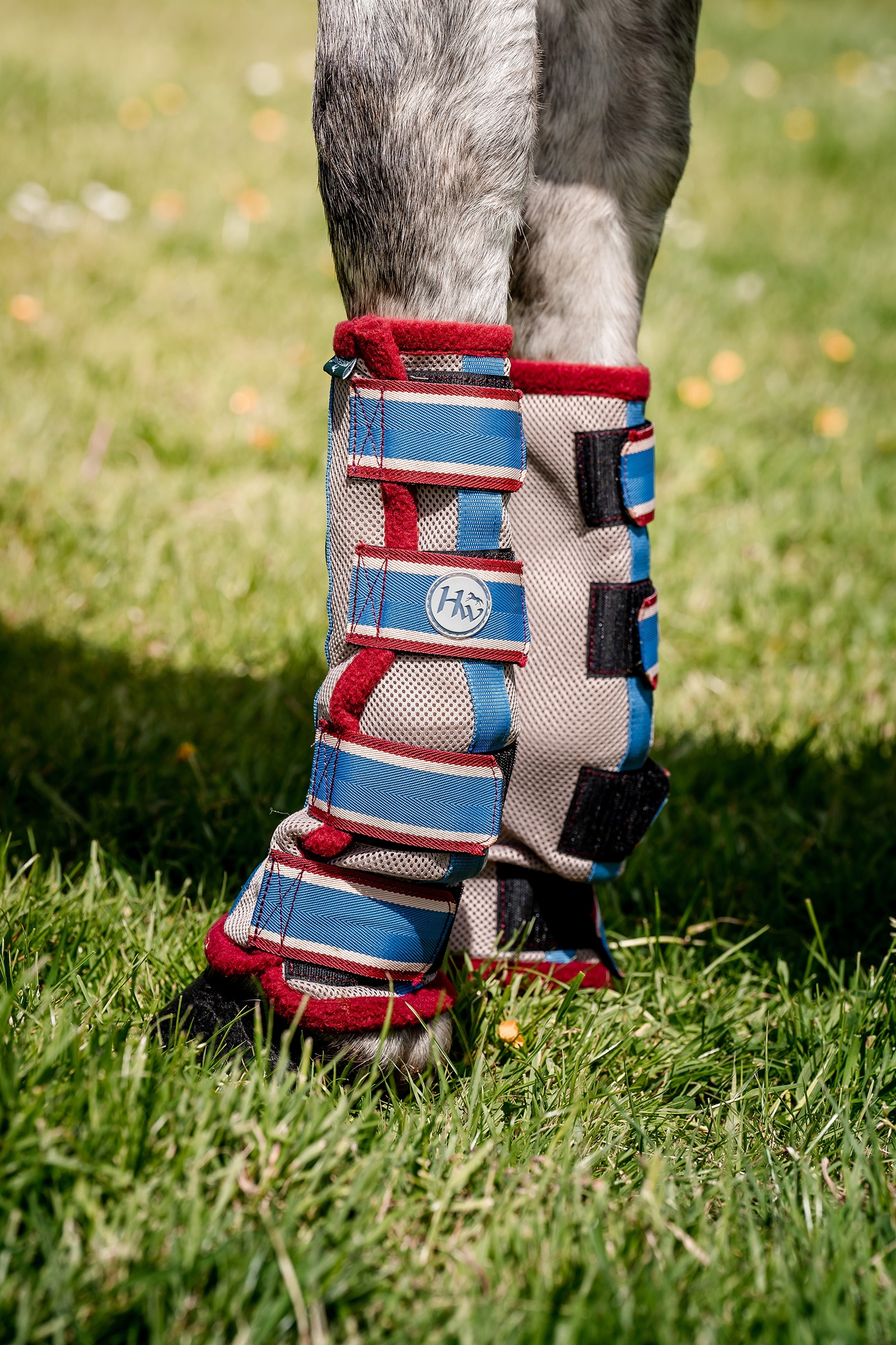 Oatmeal Brown/ Red Horseware ötökkä bootsit hevoselle