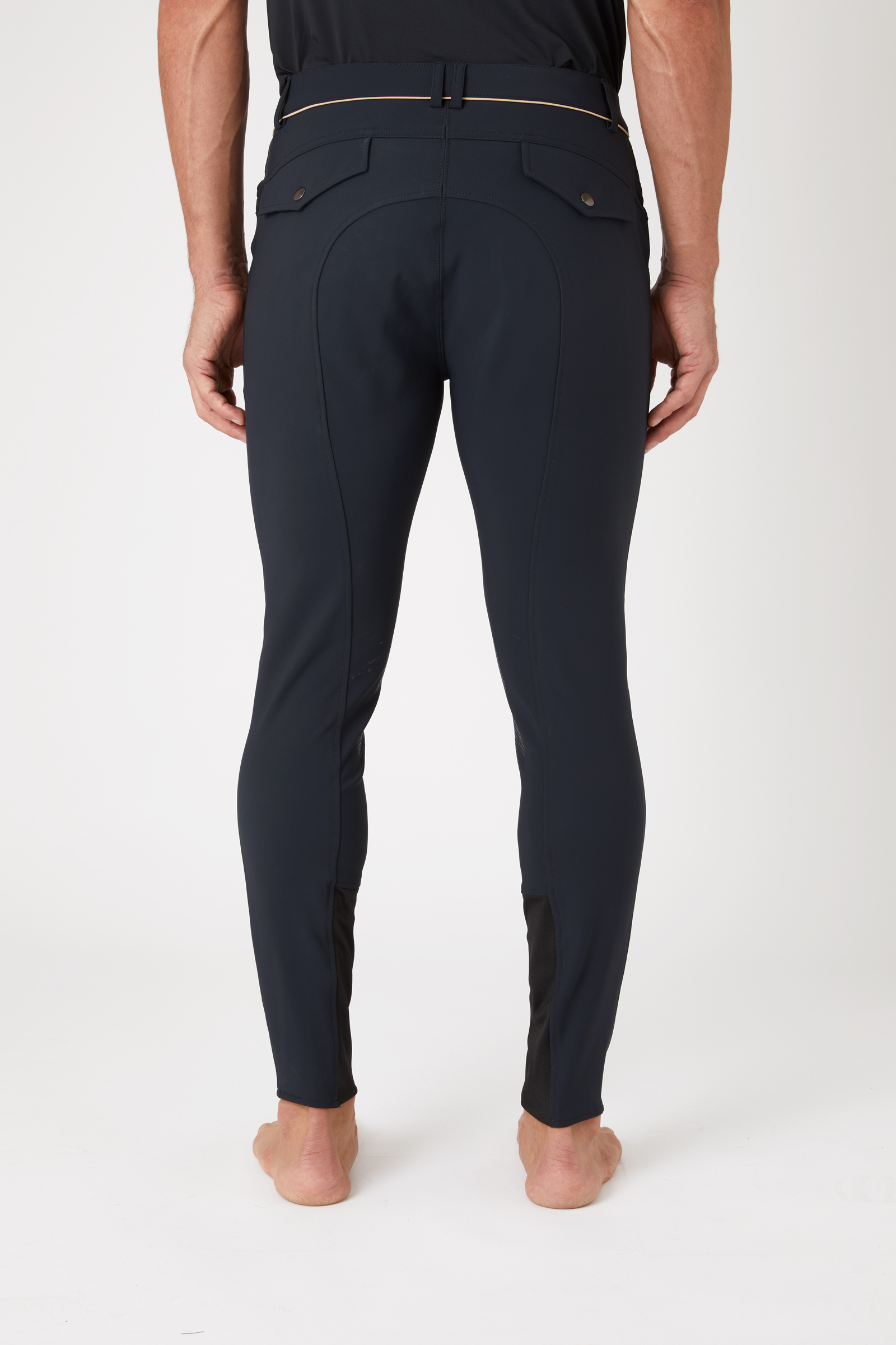 B Vertigo Damien miesten ratsastushousut, polvipaikkaiset, UPF 40+