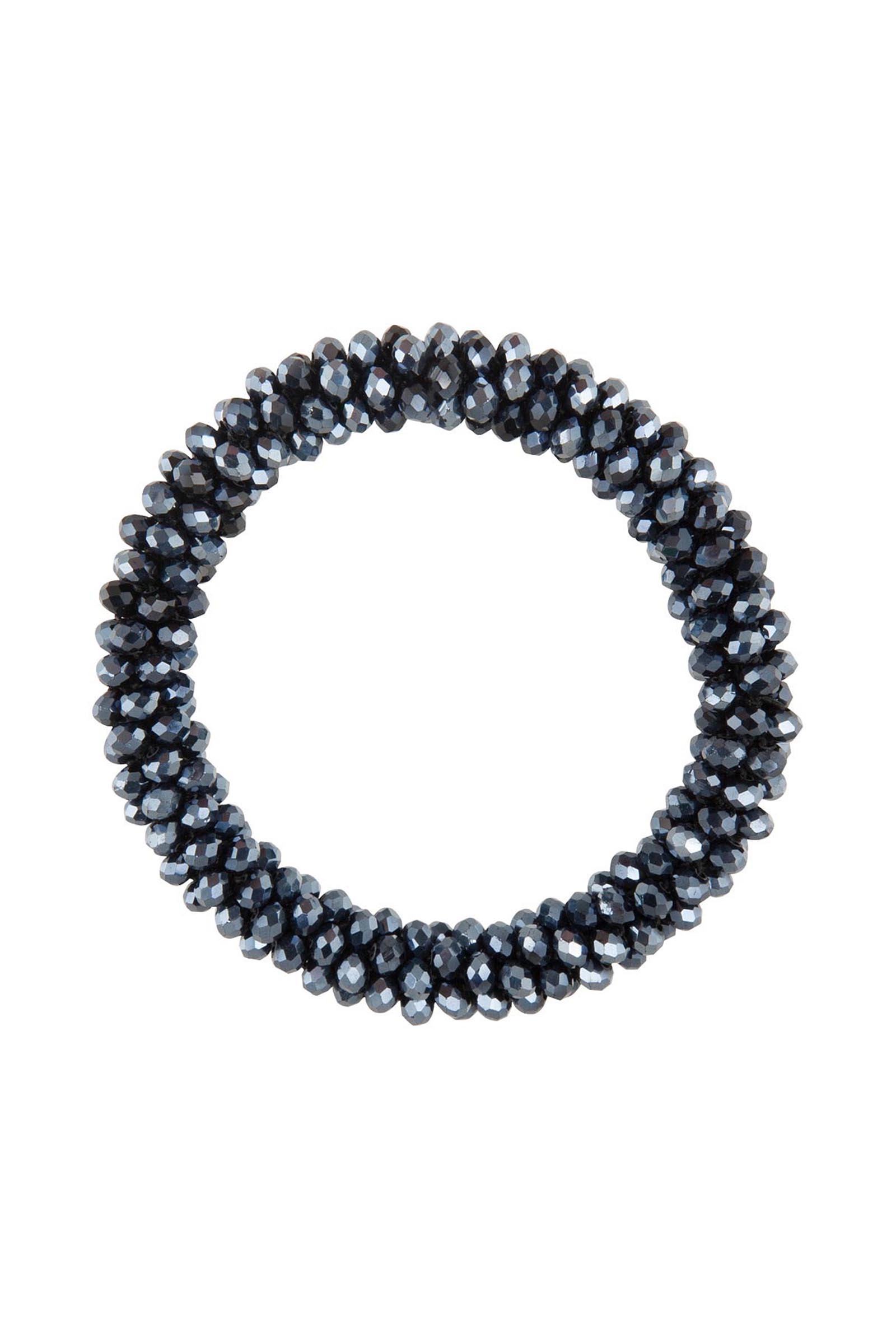 Navy BR Kiki scrunchie kristallisomisteilla