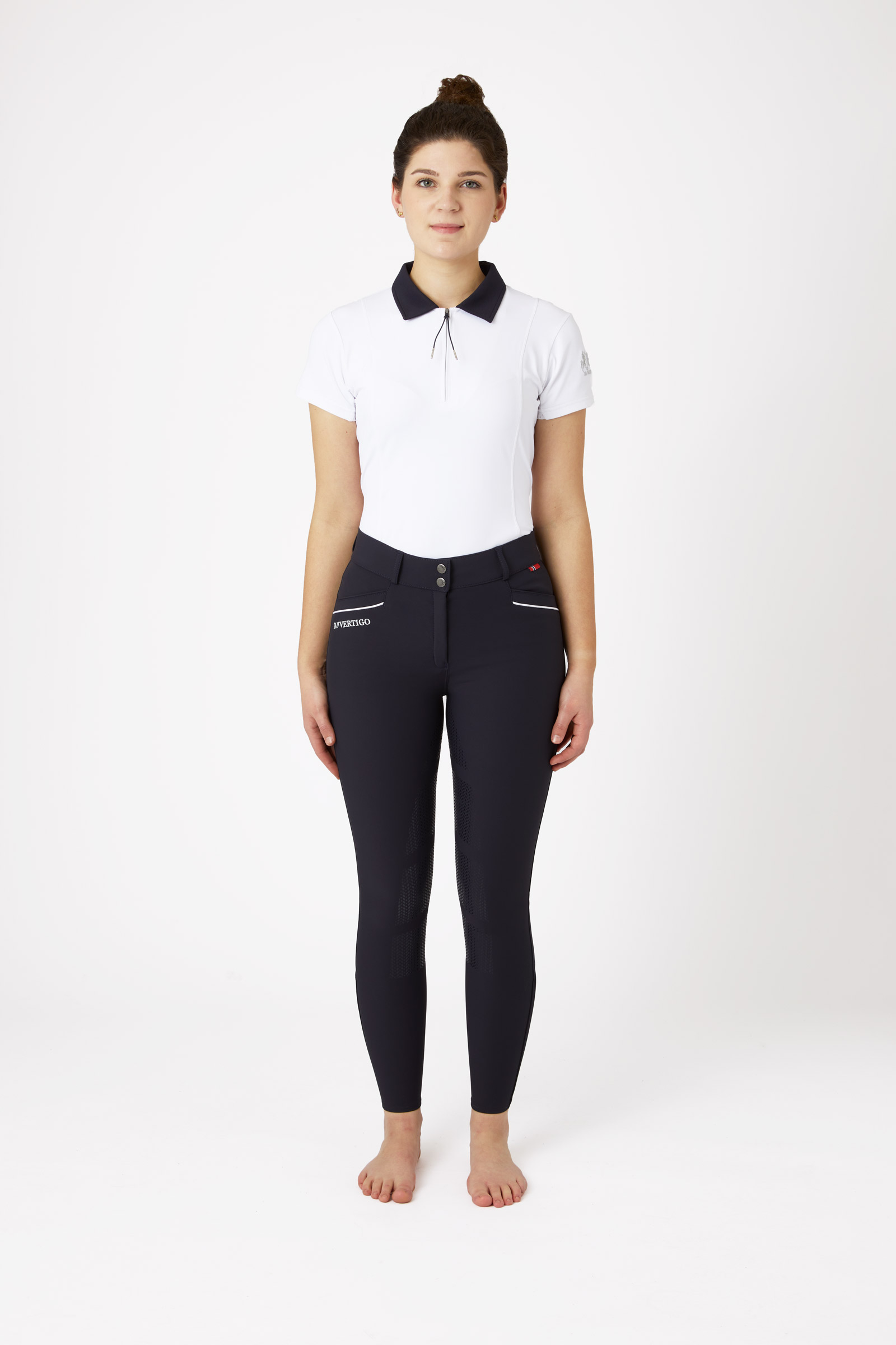 B Vertigo Patricia – naisten hoikentavat ratsastushousut silikonipainetuilla kokopaikoilla