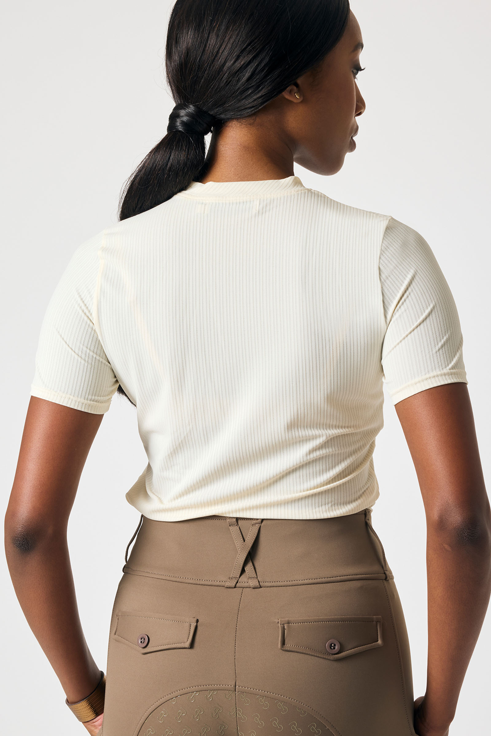 PS of Sweden Courtney S/S Raidallinen Mesh Paita