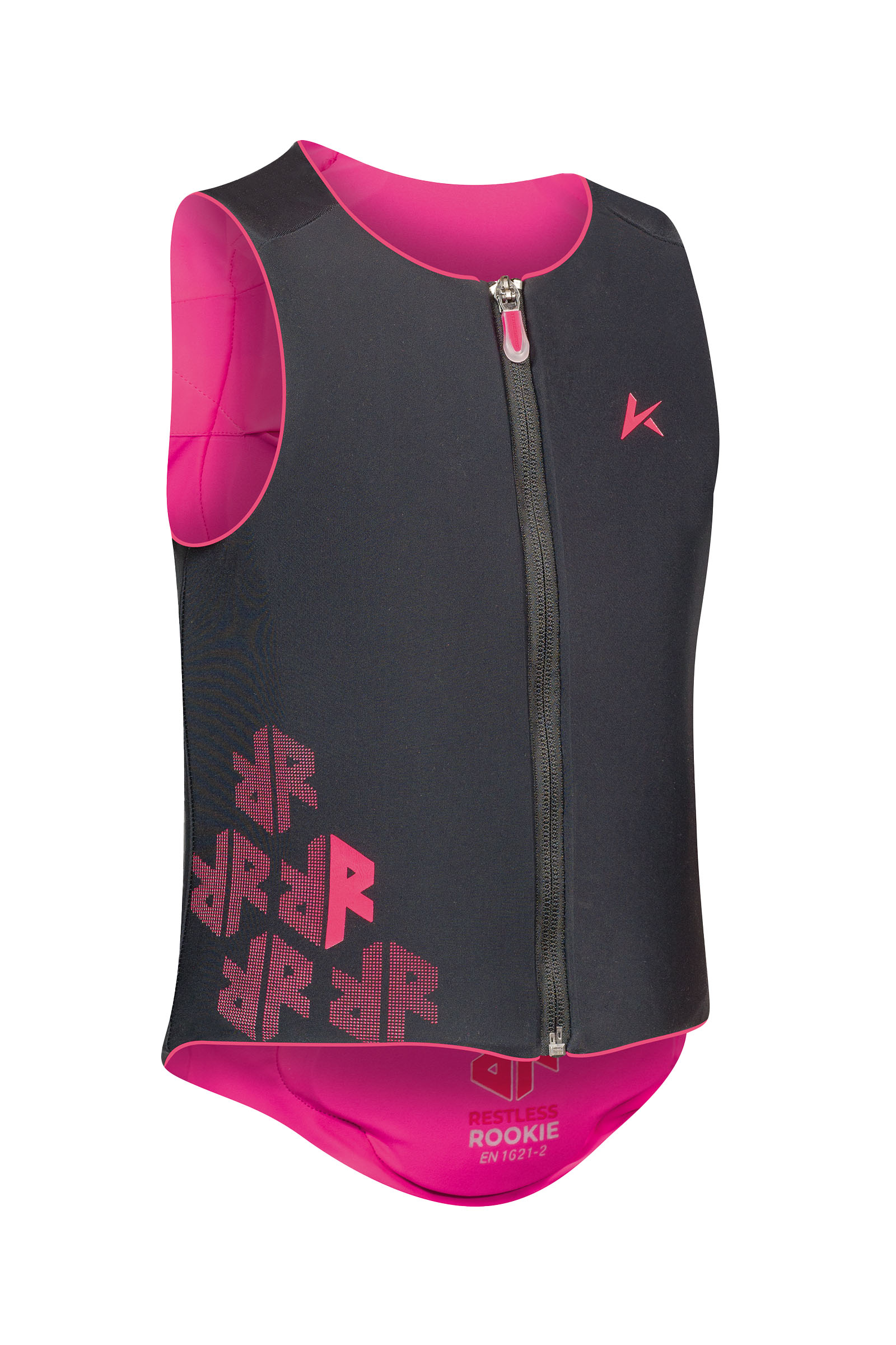 Black/Pink Komperdell Ballistic Flex Fit Pro Junior selk&auml;suoja