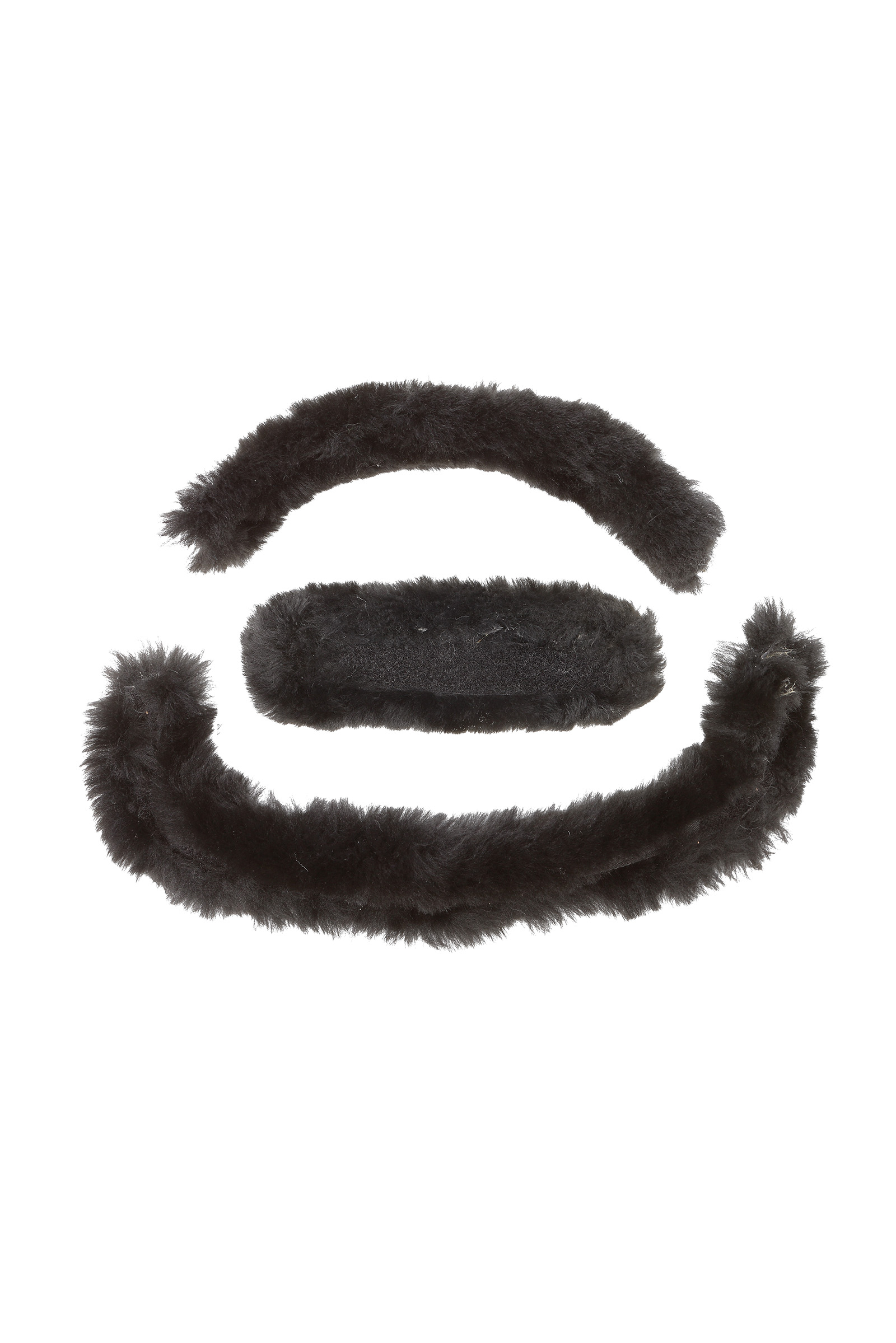 Black Kavalkade lampaankarvapehmusteet Ivy-suitsiin