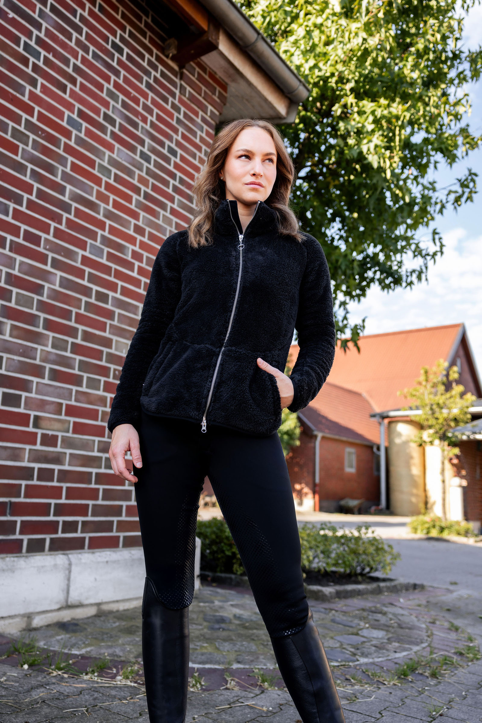 Horze Merida Teddy naisten fleecetakki