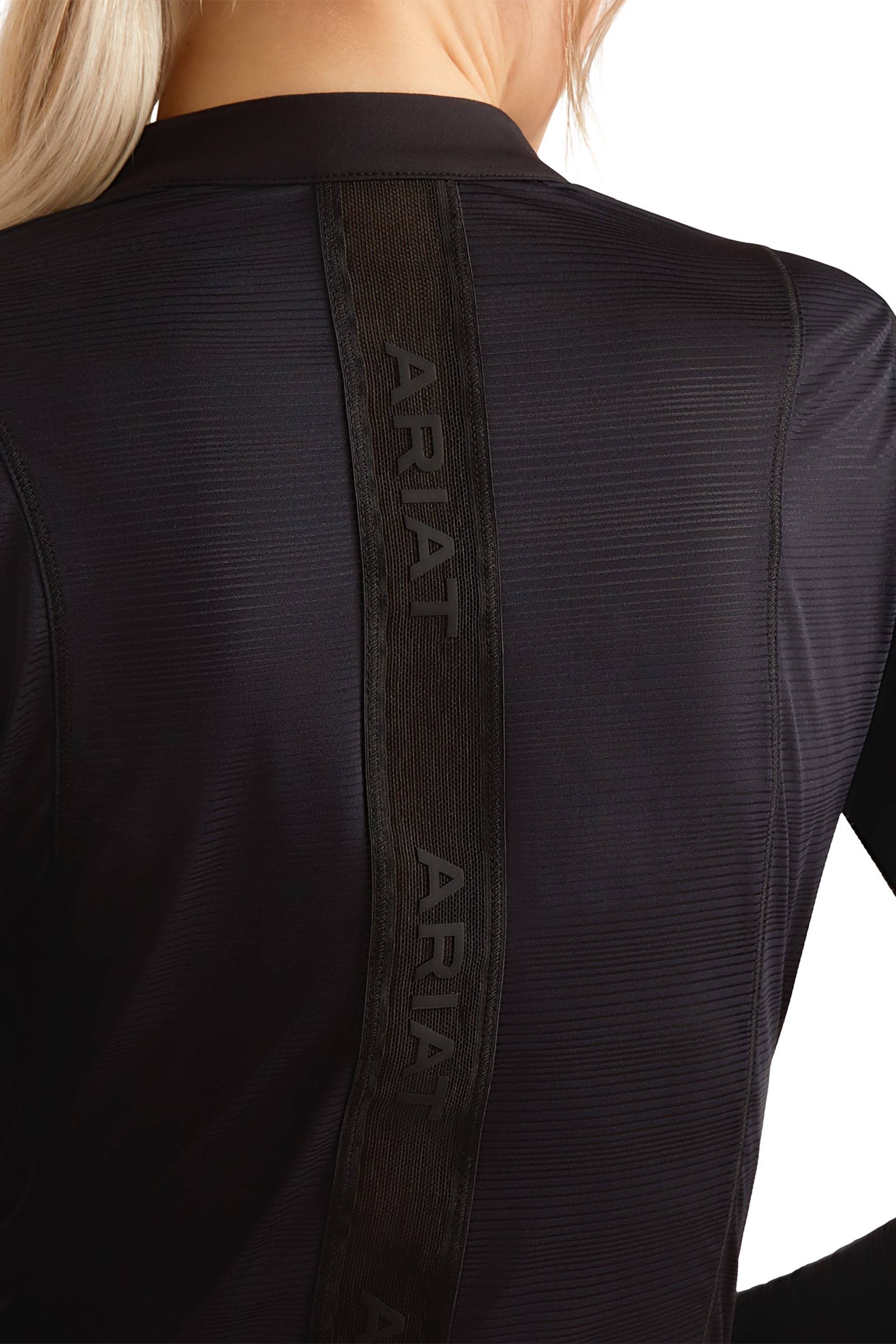 Ariat Breathe naisten pitkähihainen toiminnallinen paita, jossa 1/4 vetoketju