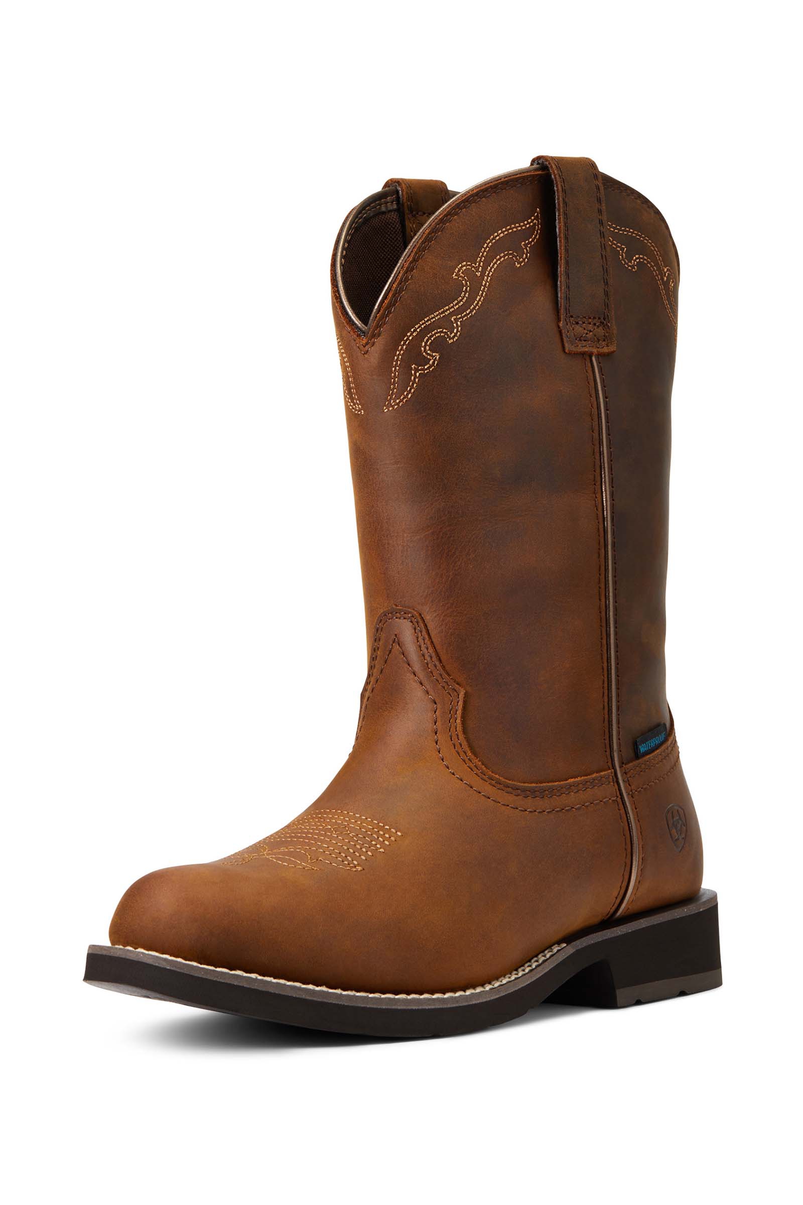 Ariat Delilah Round Toe H2O naisten vedenpit&auml;v&auml;t western-saappaat