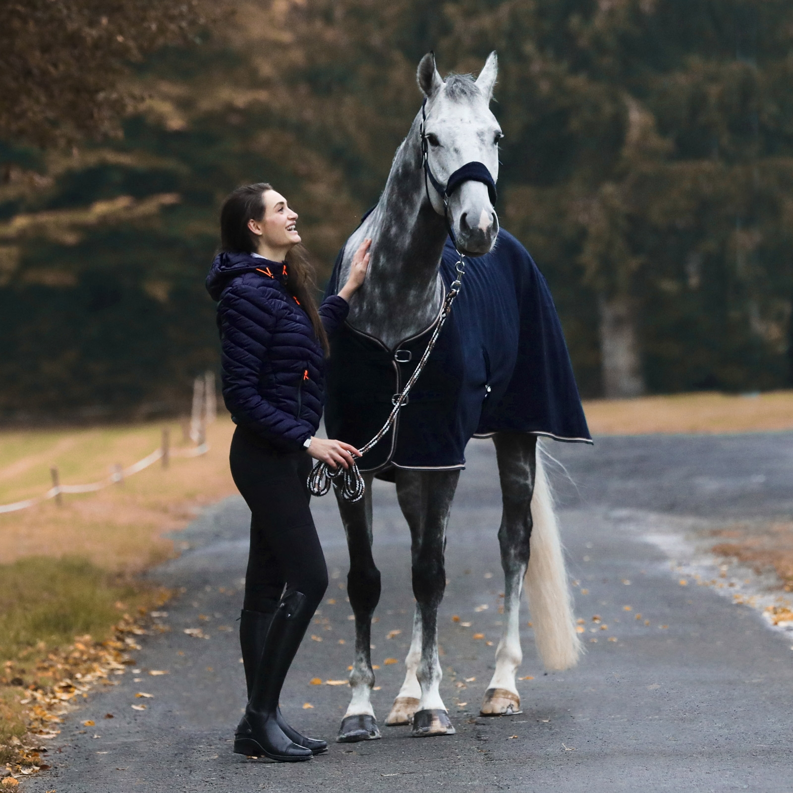 Horze Kiel riimu fleecepehmusteilla