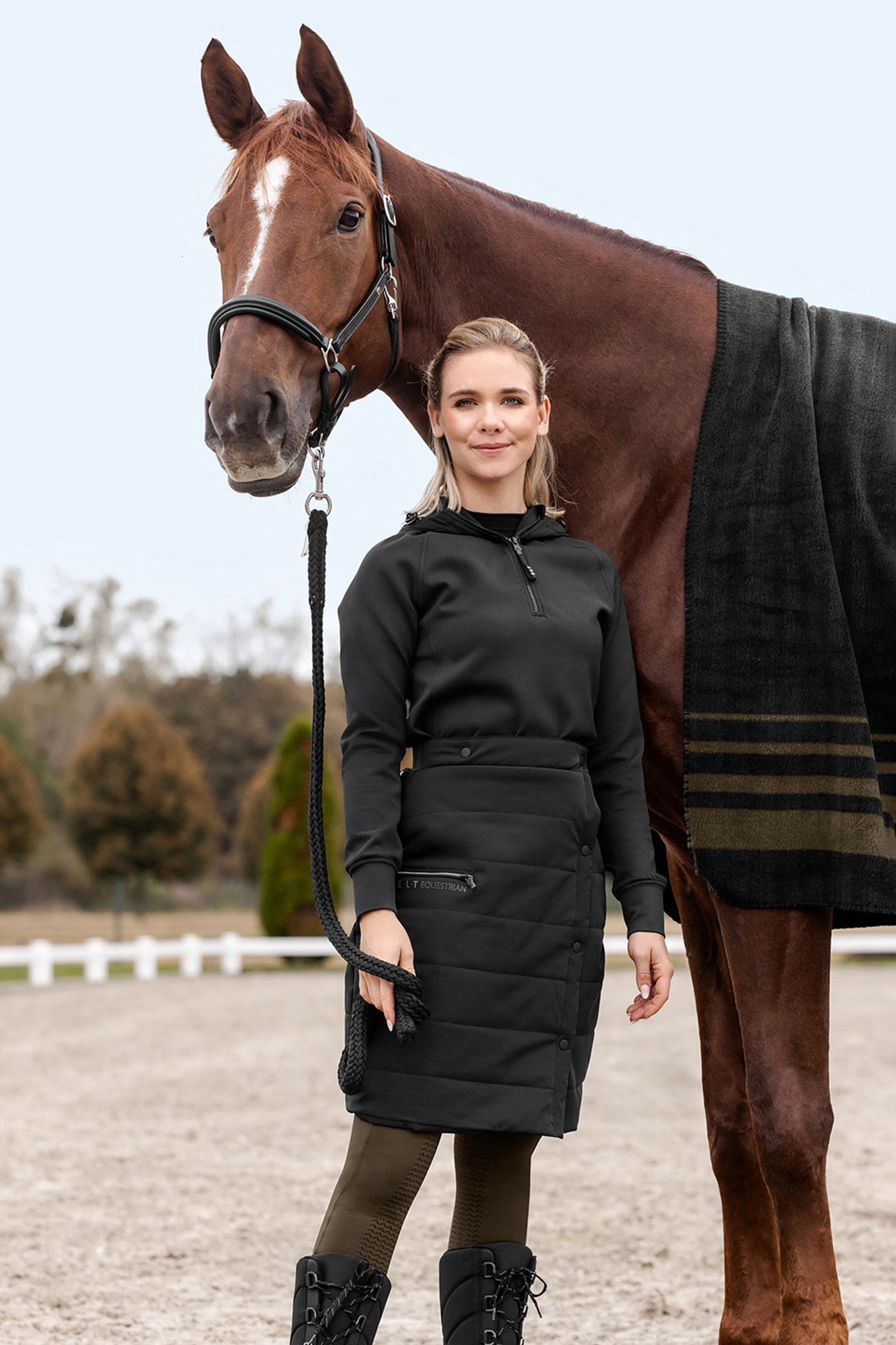 ELT-naisten l&auml;mp&ouml;ratsastushame Rachel