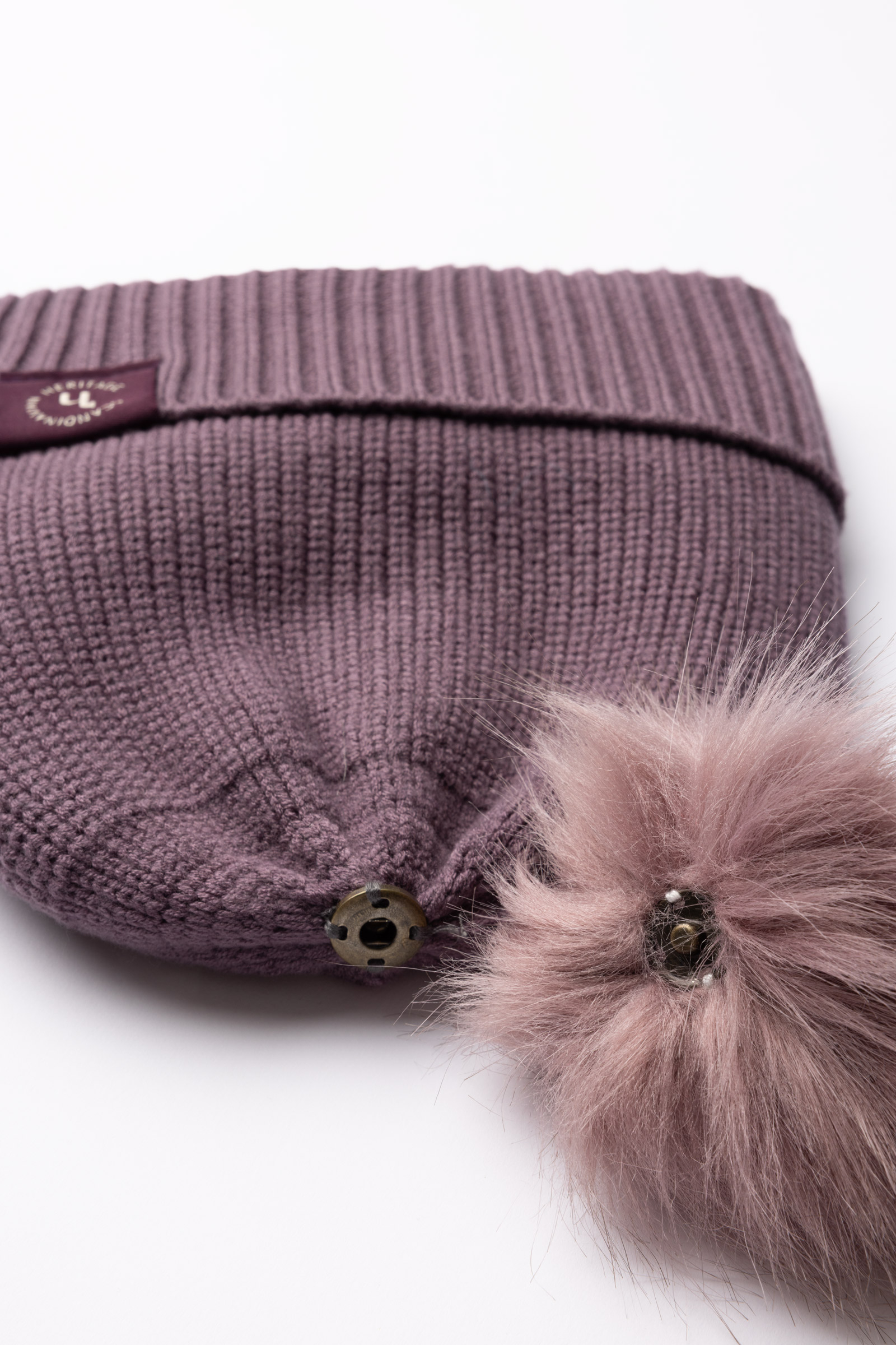 Horze Noa Lasten neulottu hattu irrotettavalla pompomin