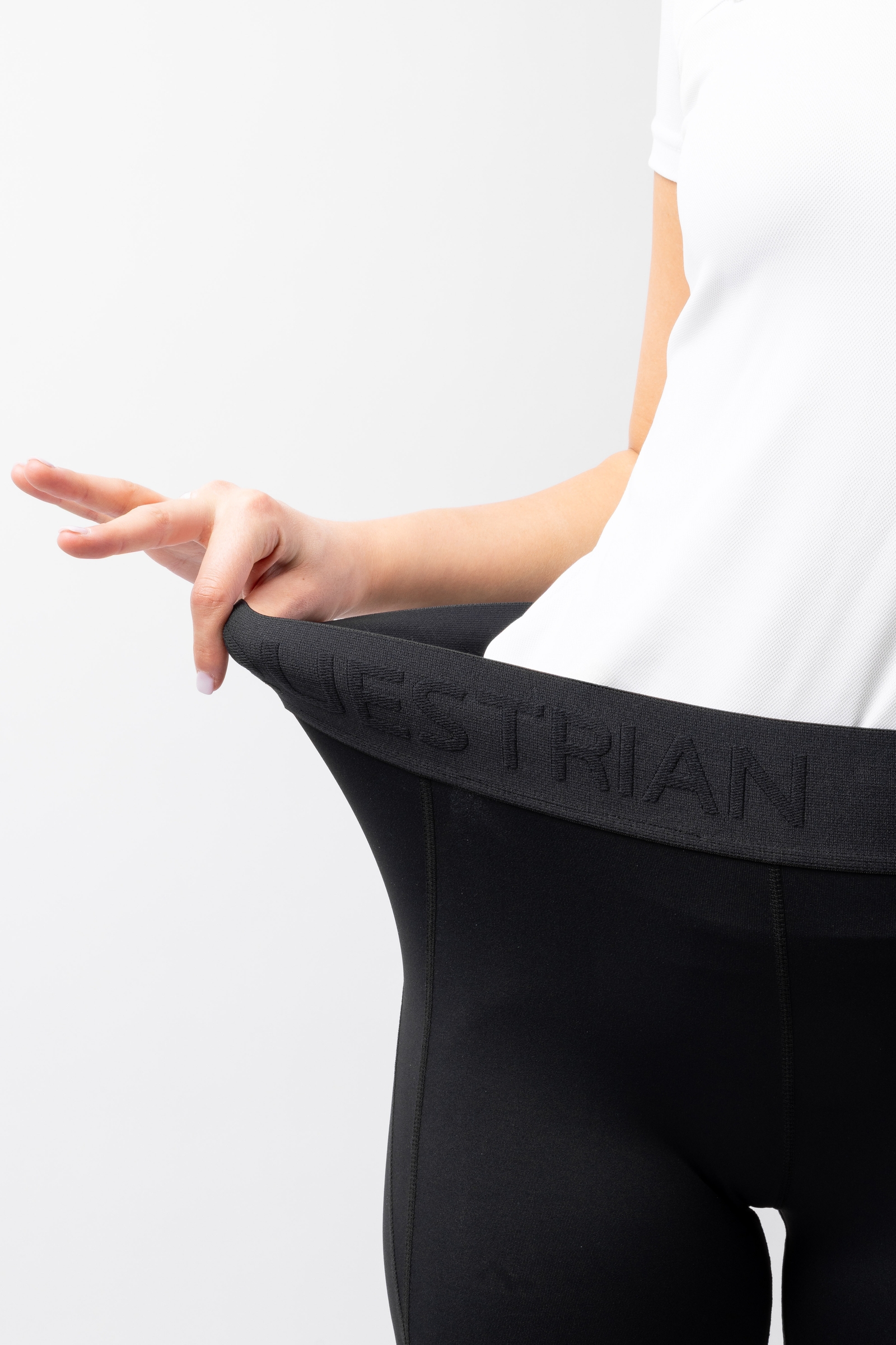 Horze Madison naisten kokopaikkaiset ratsastuslegginsit silikonipainatuksilla